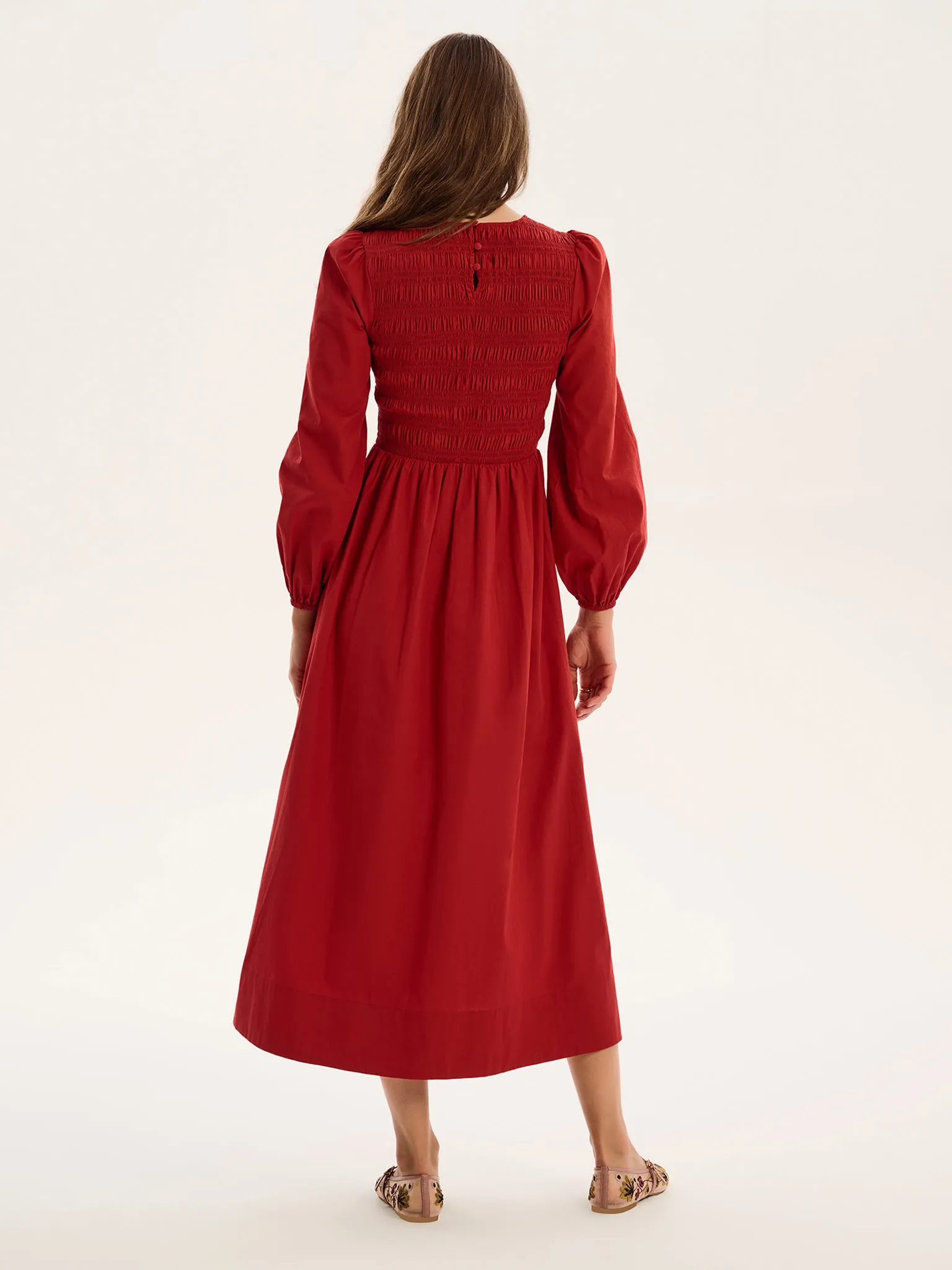 Saint Dress in Red sold by Omnes product image thumbnail 3