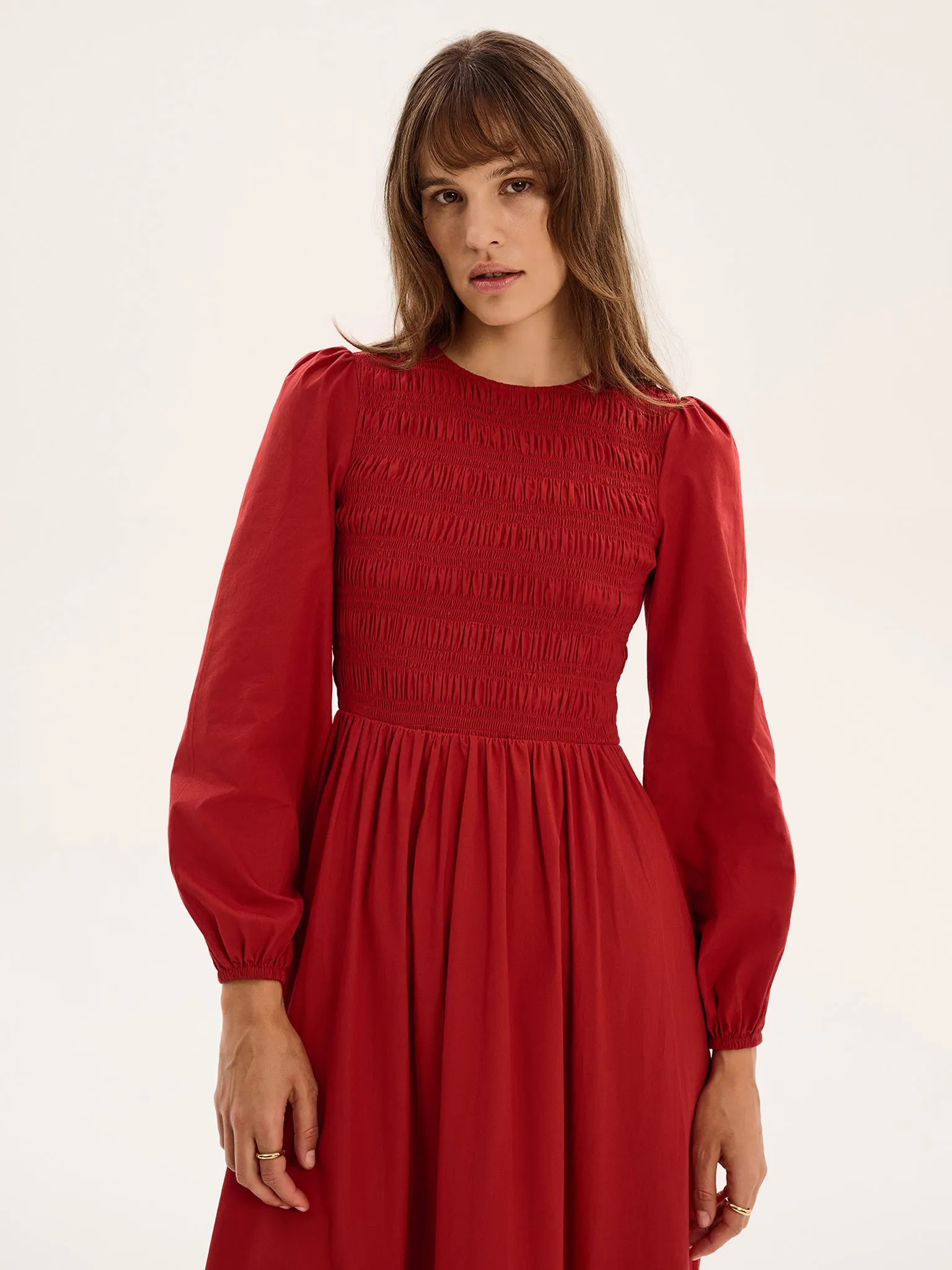 Saint Dress in Red sold by Omnes product image thumbnail 5