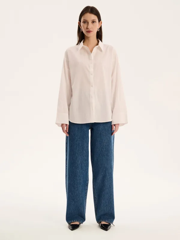 Kendall Shirt in White sold by Omnes