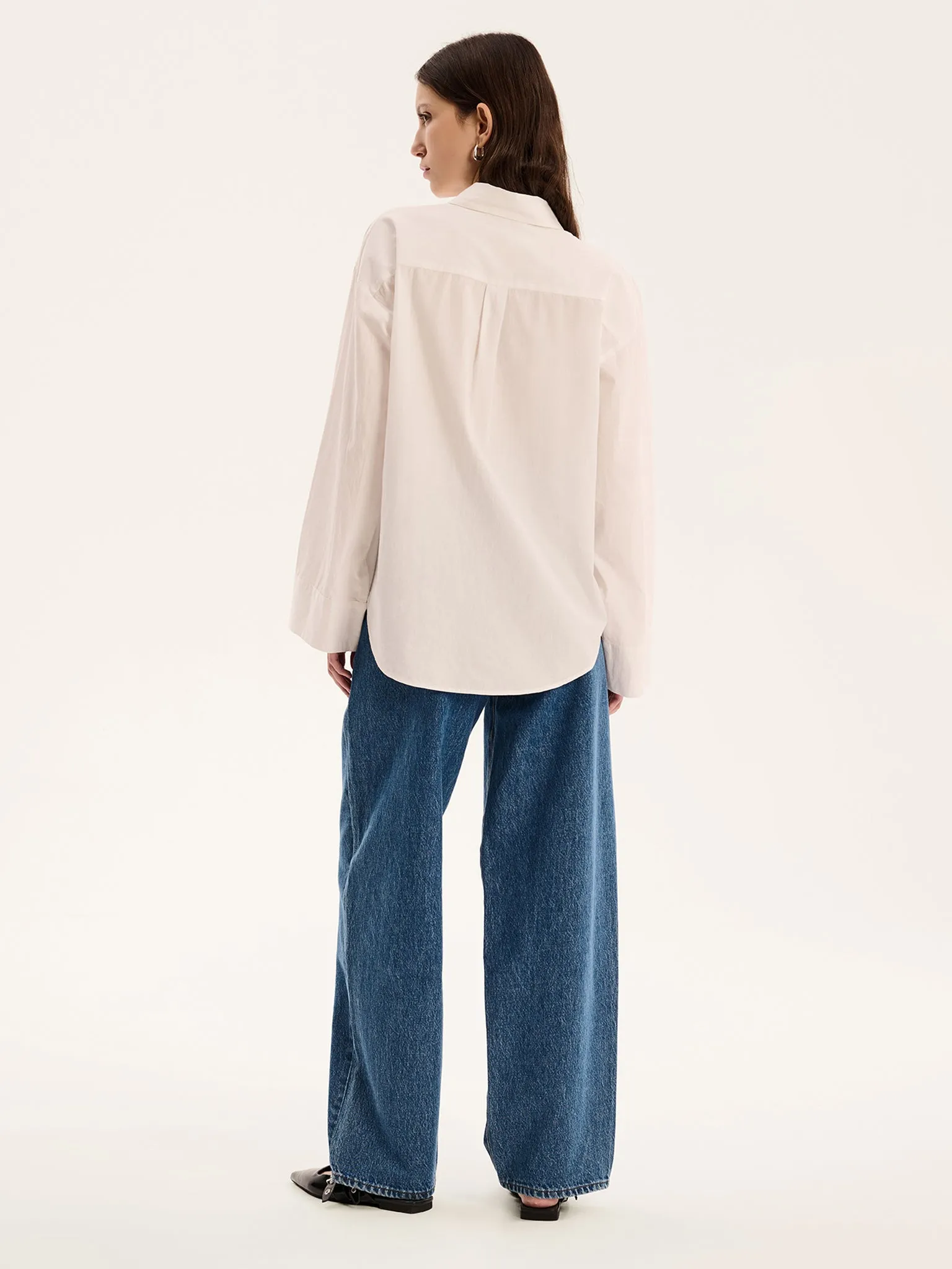 Kendall Shirt in White sold by Omnes product image thumbnail 3
