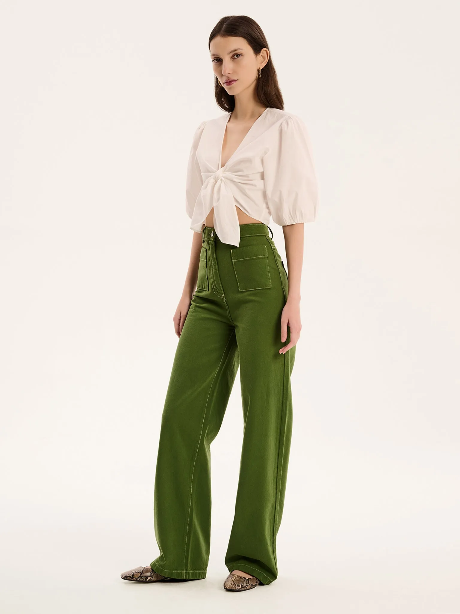 Karina Top in White sold by Omnes product image thumbnail 2