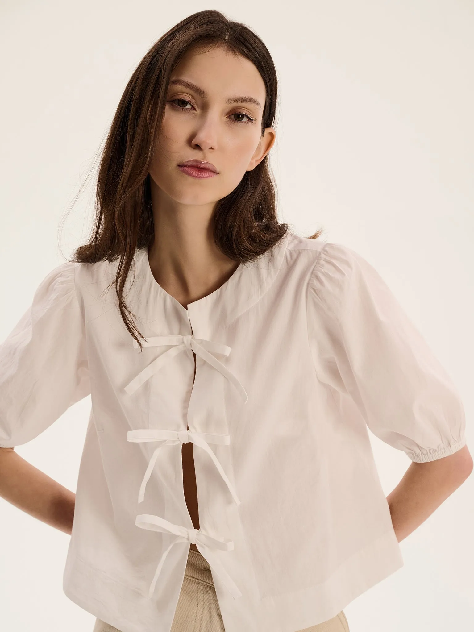 Apollo Blouse in White sold by Omnes product image thumbnail 4