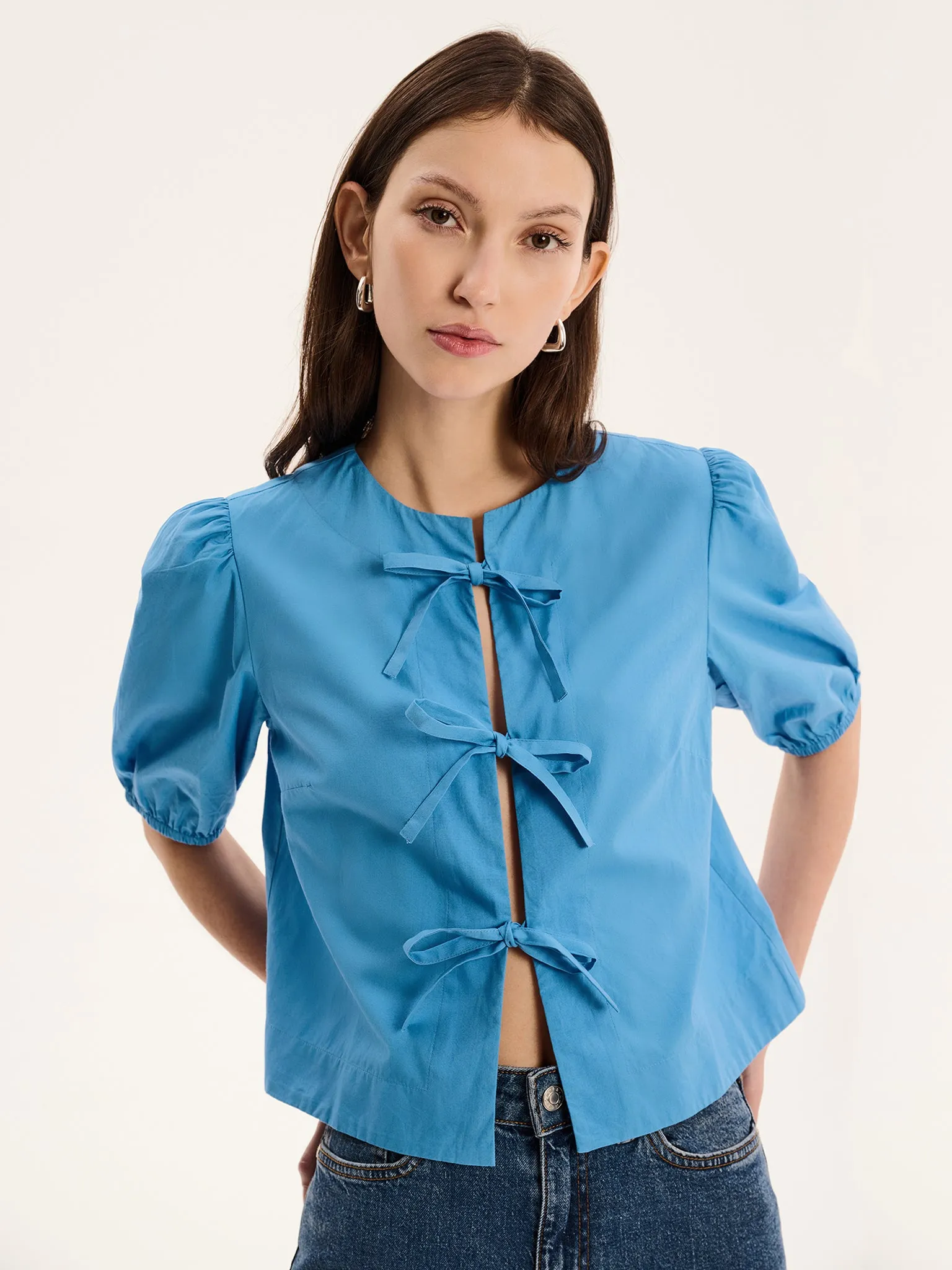 Apollo Blouse in Blue sold by Omnes product image thumbnail 4