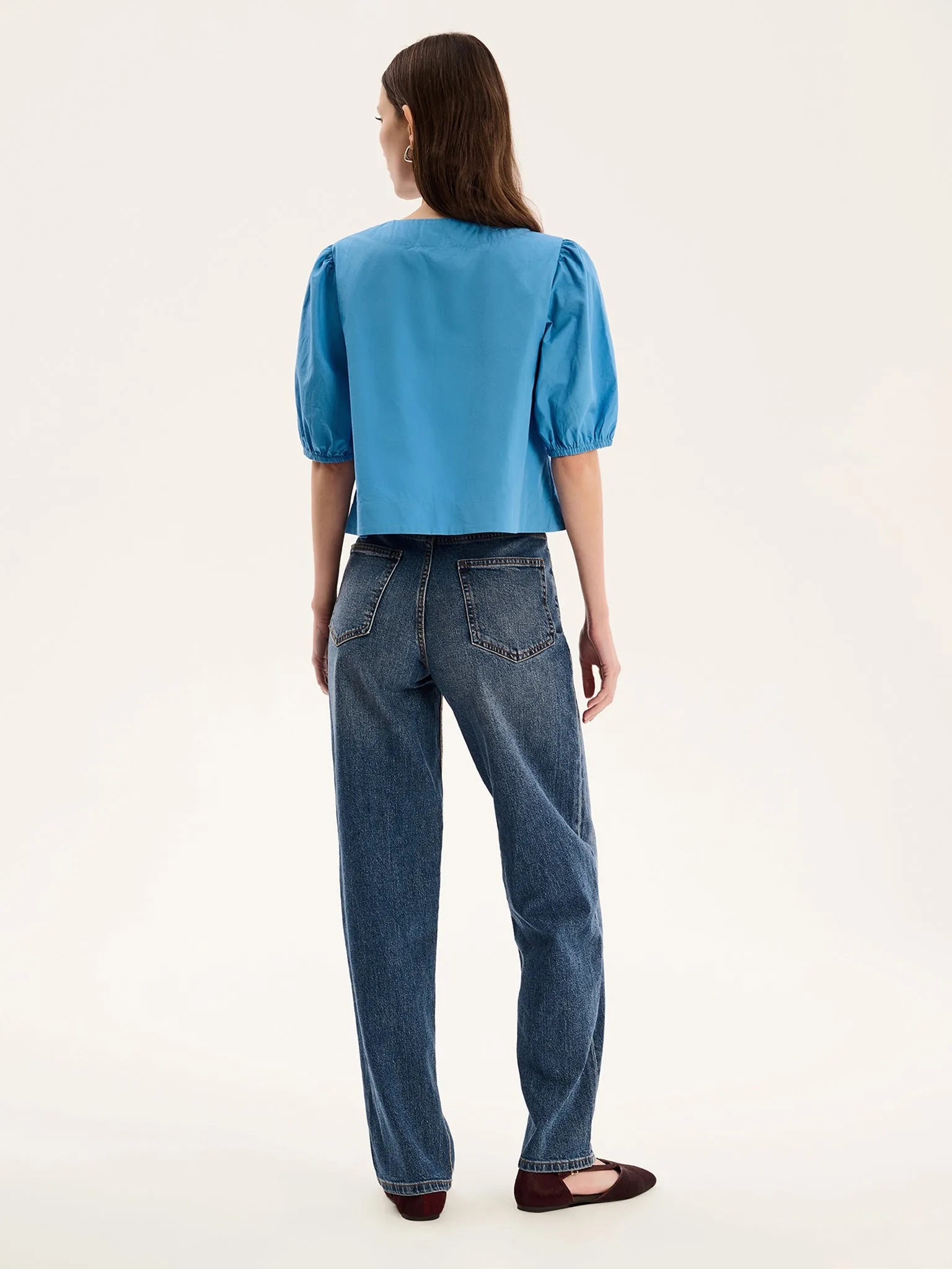Apollo Blouse in Blue sold by Omnes product image thumbnail 3