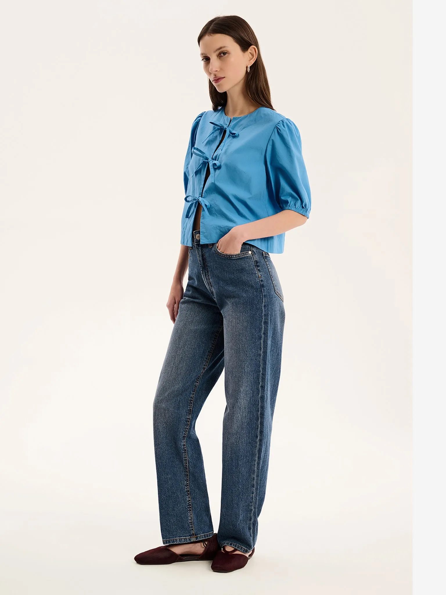 Apollo Blouse in Blue sold by Omnes product image thumbnail 2