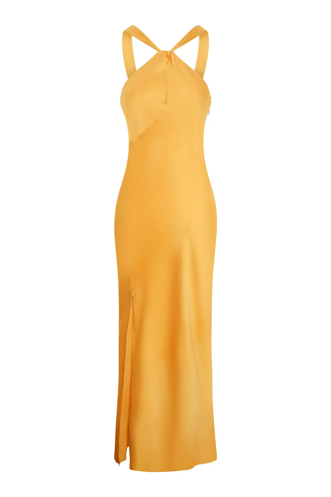 Alessia Dress in Egg Yolk Yellow sold by Omnes product image thumbnail 5
