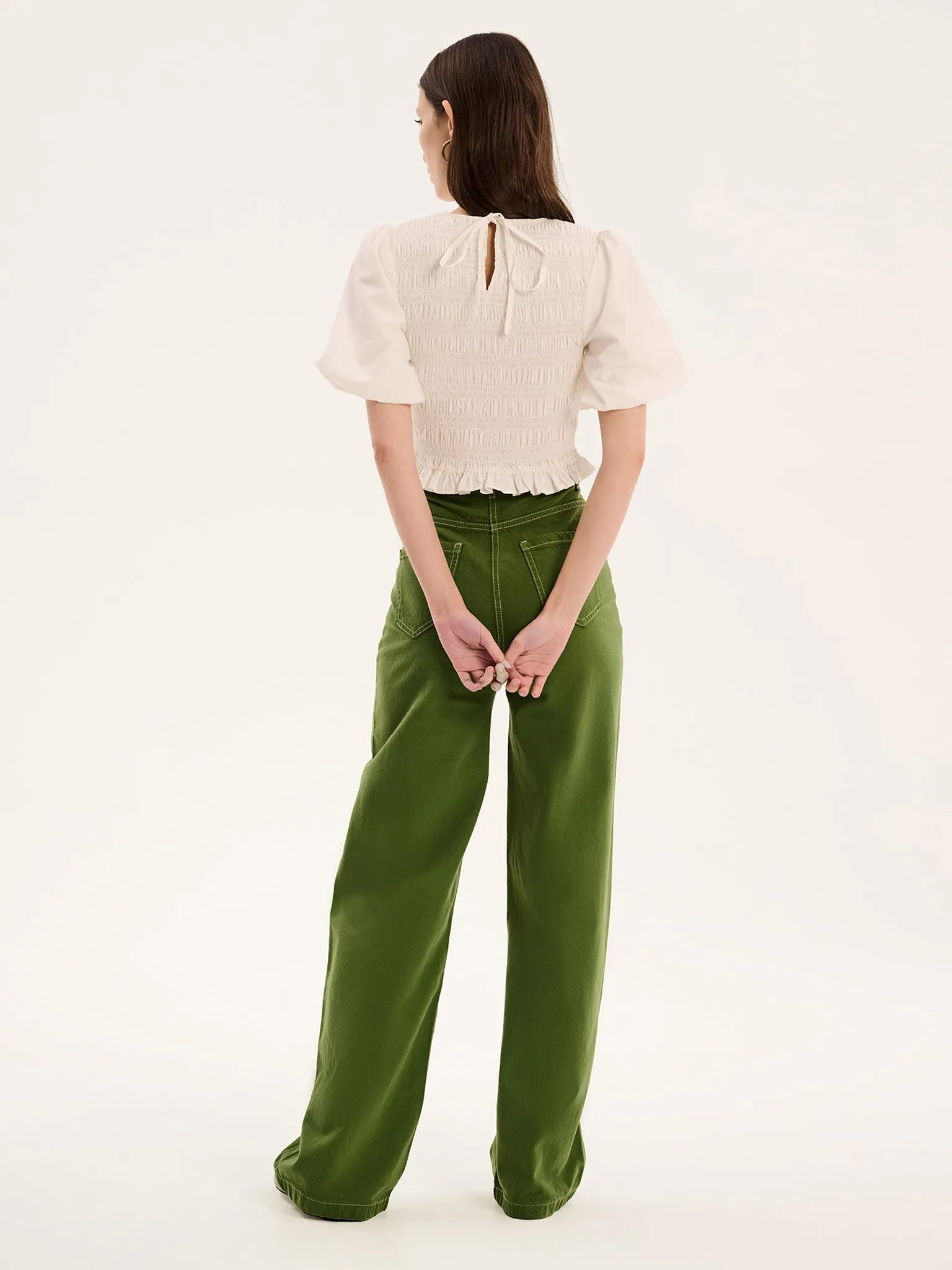 Nicolla Top in White sold by Omnes product image thumbnail 2