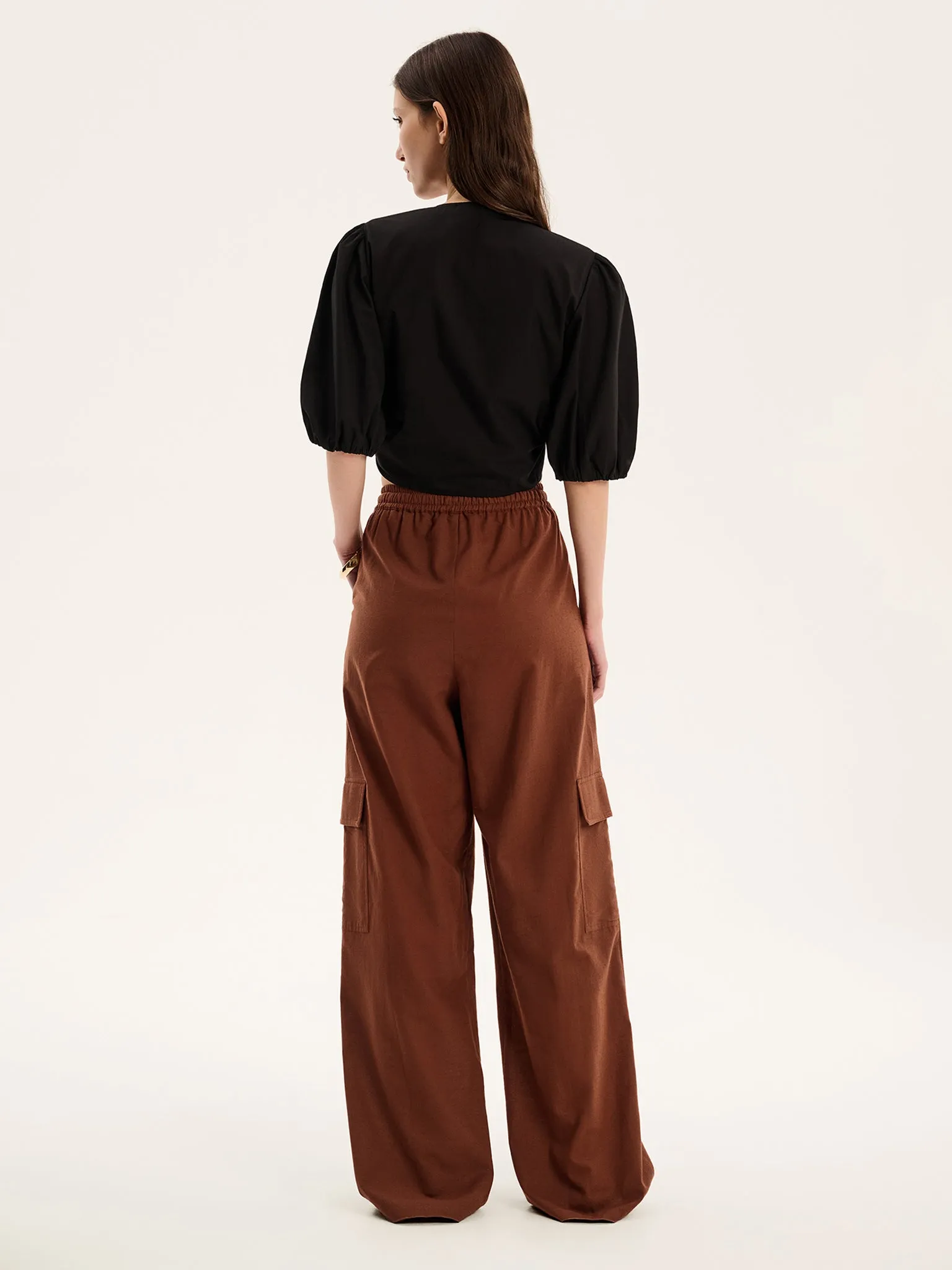 Frank Trouser in Chocolate sold by Omnes product image thumbnail 3