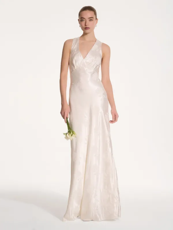 Kew Dress in Ivory sold by Omnes