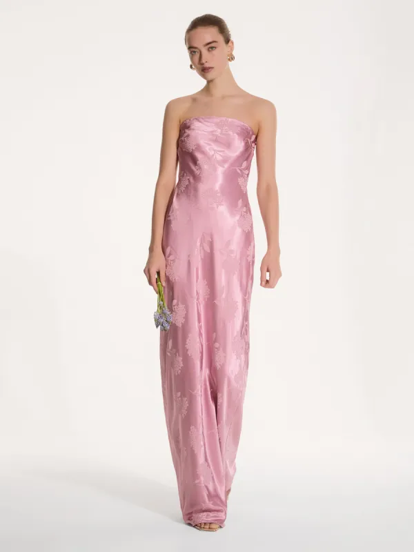 Amdra Maxi Dress in Vintage Pink sold by Omnes