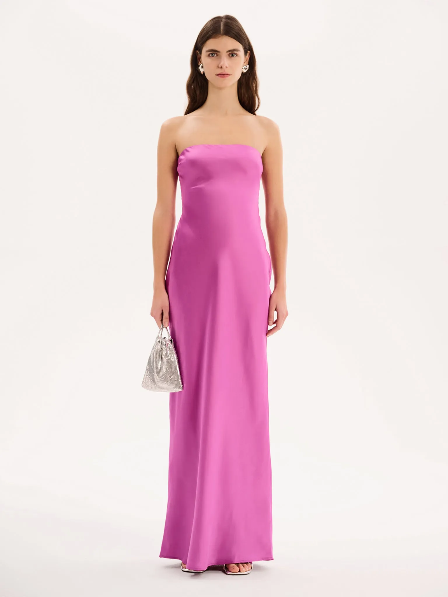 Amdra Strapless Dress in Purple sold by Omnes