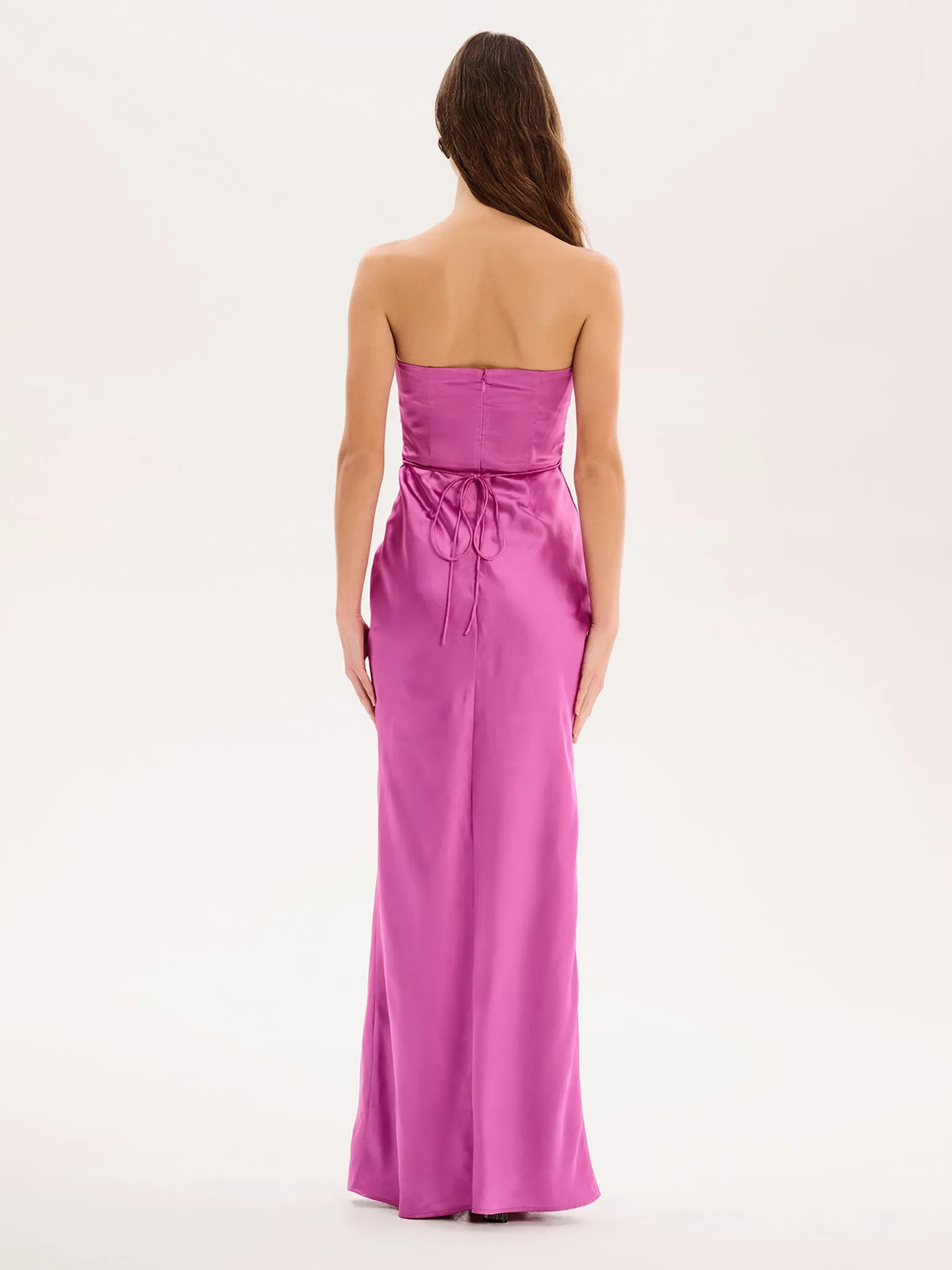 Amdra Strapless Dress in Purple sold by Omnes product image thumbnail 3