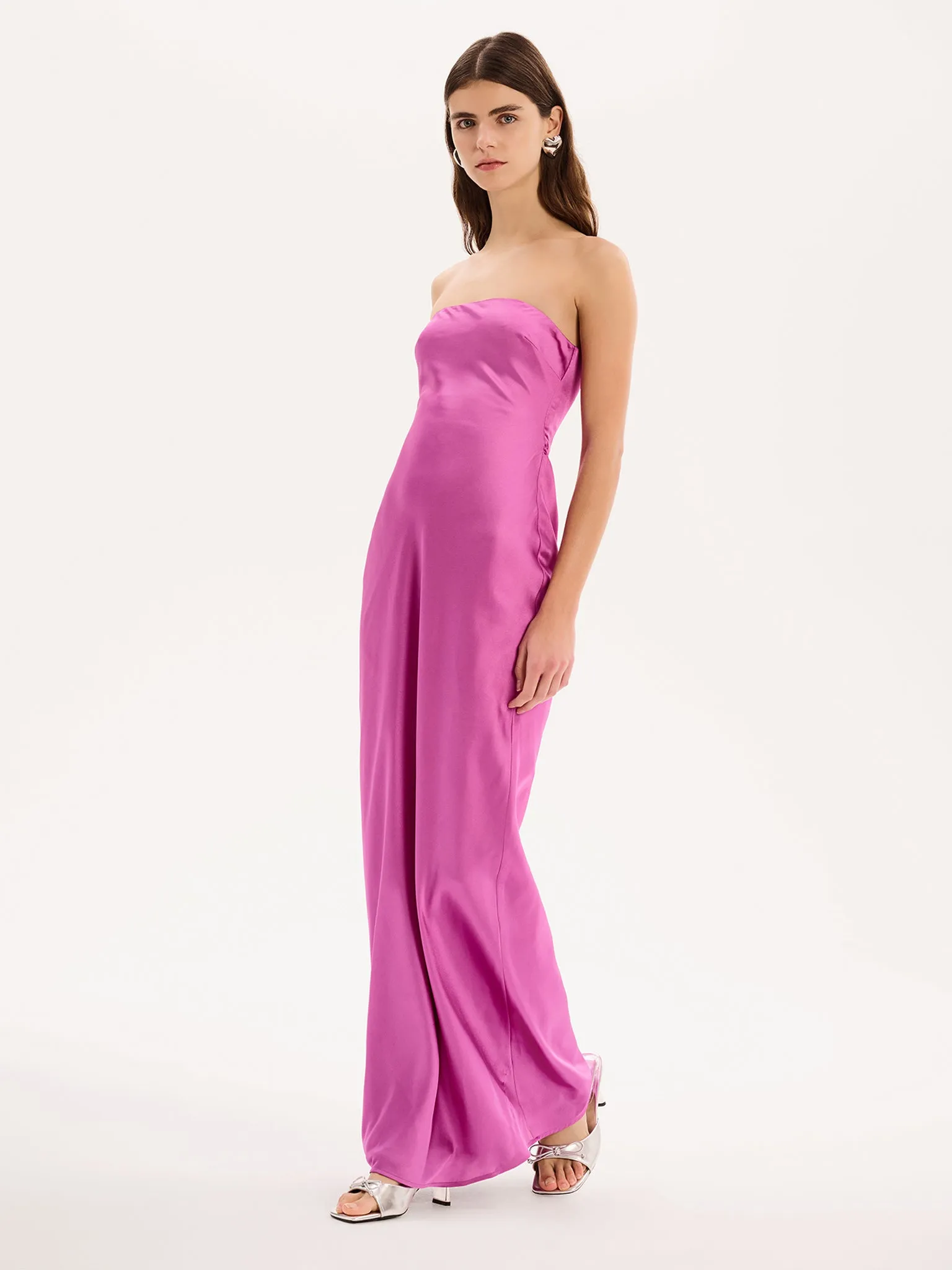 Amdra Strapless Dress in Purple sold by Omnes product image thumbnail 2