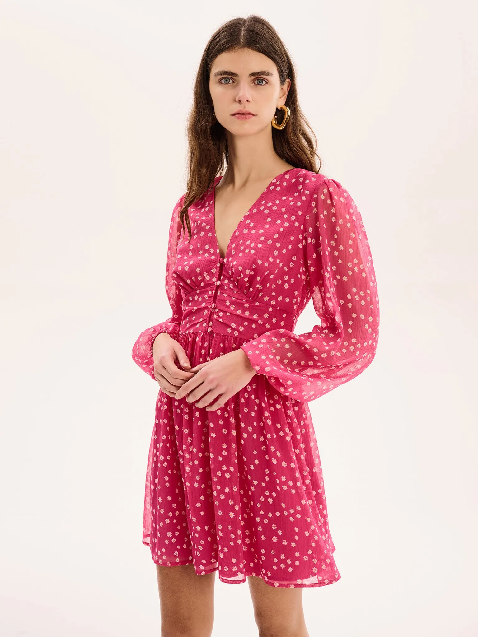 Vanessa Dress in Pink sold by Omnes product image thumbnail 4