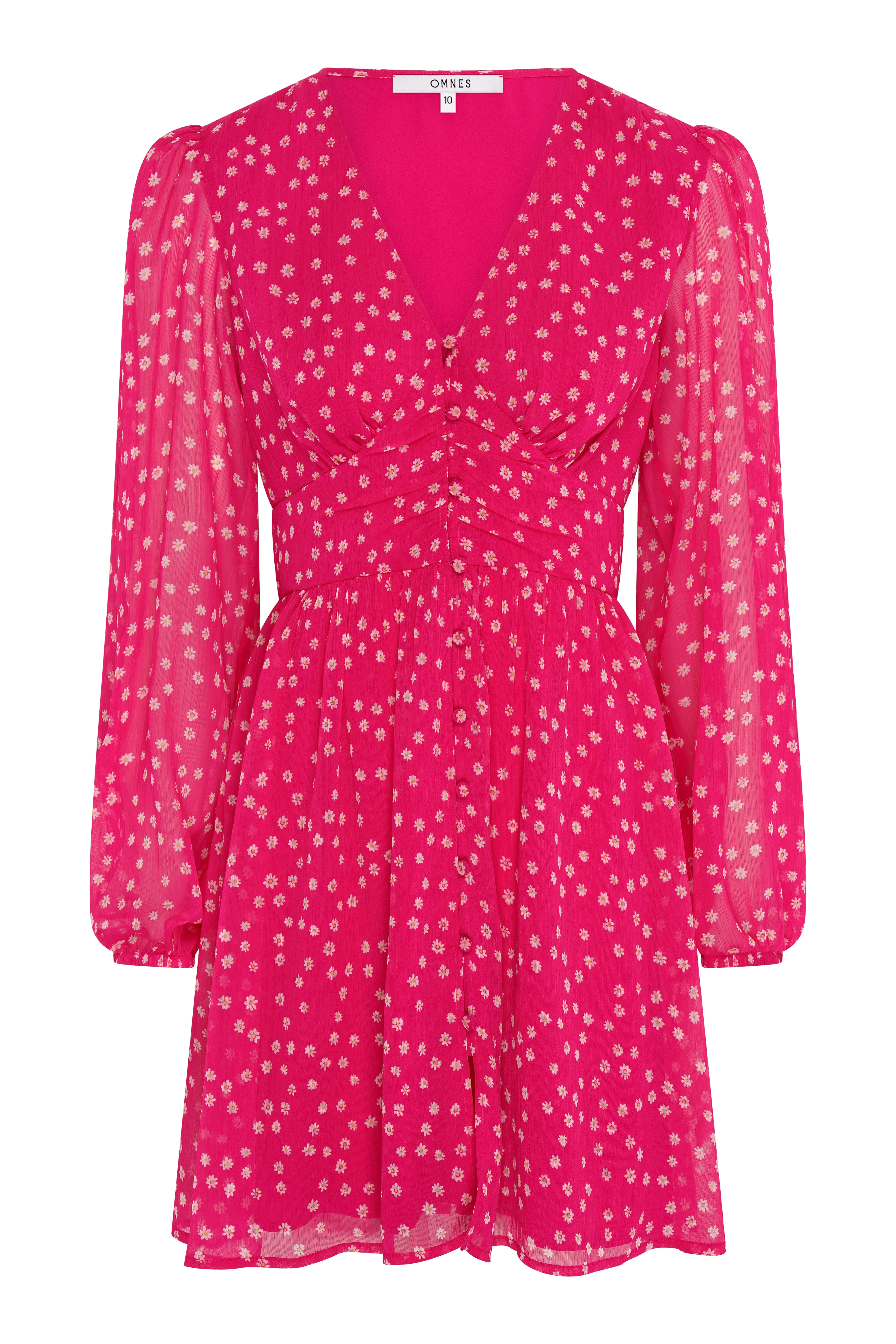 Vanessa Dress in Pink sold by Omnes product image thumbnail 5