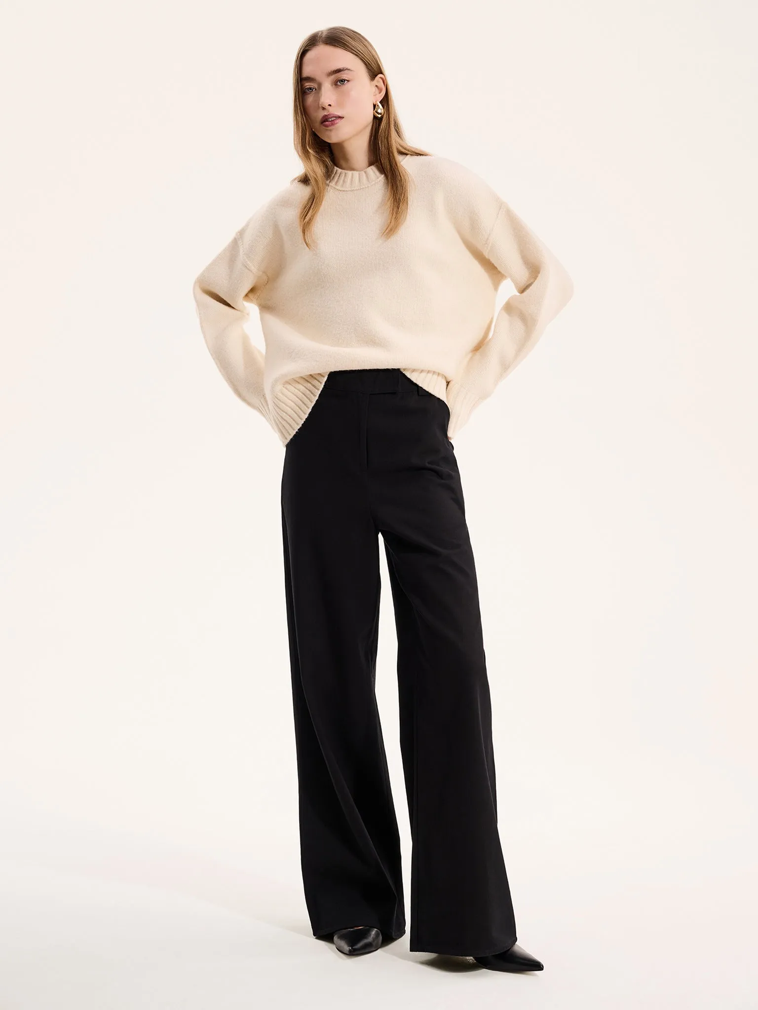 Clarice Trouser in Black sold by Omnes