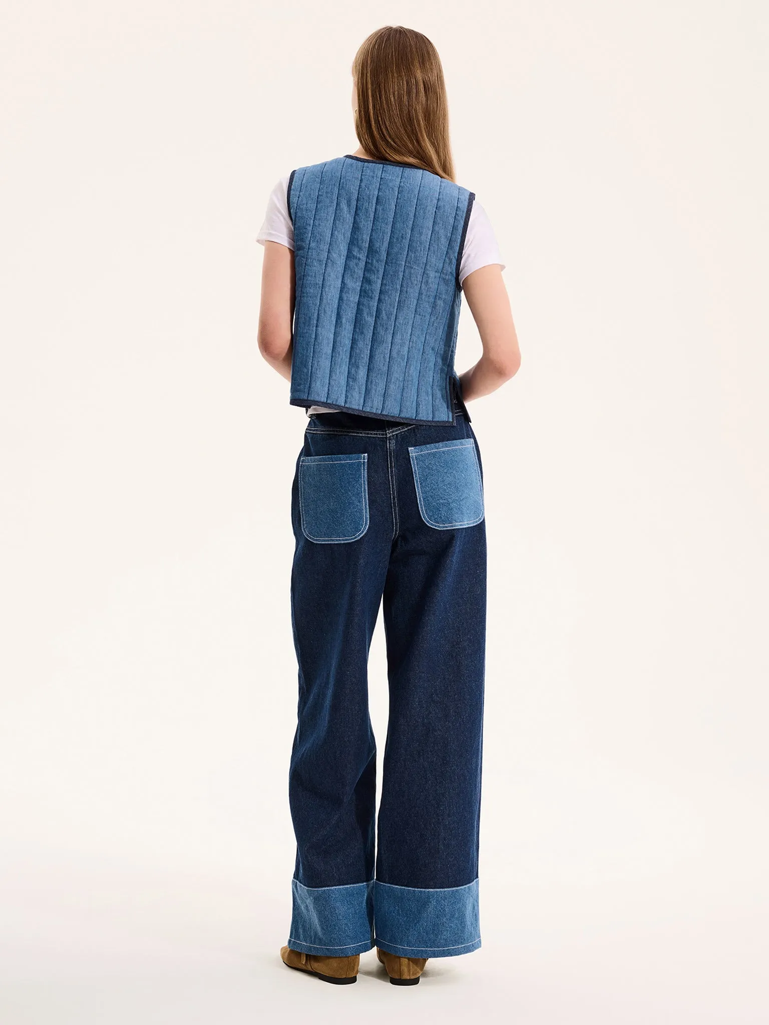 Jojo Gilet in Blue sold by Omnes product image thumbnail 4