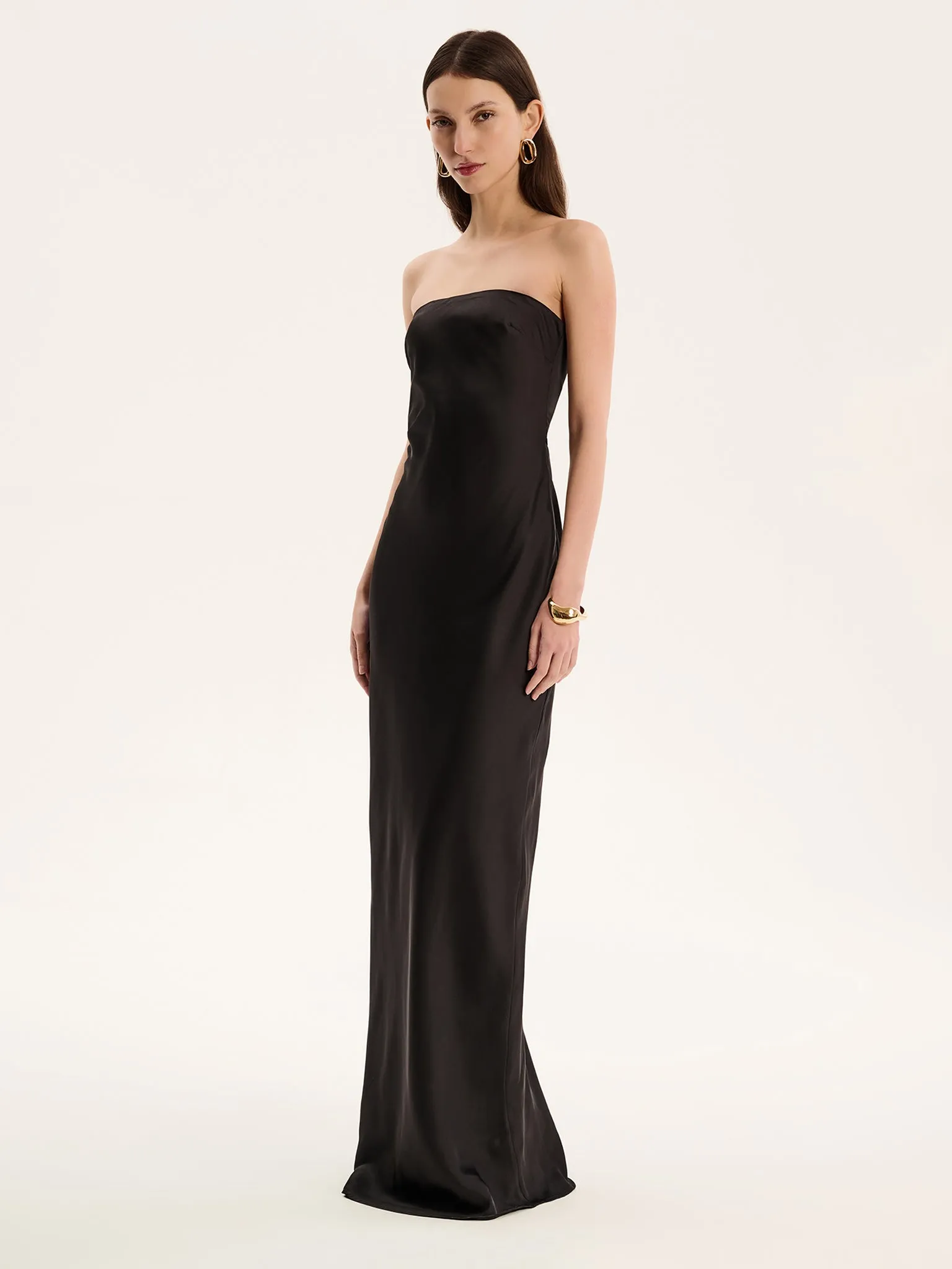 Amdra Maxi Dress in Black sold by Omnes product image thumbnail 5
