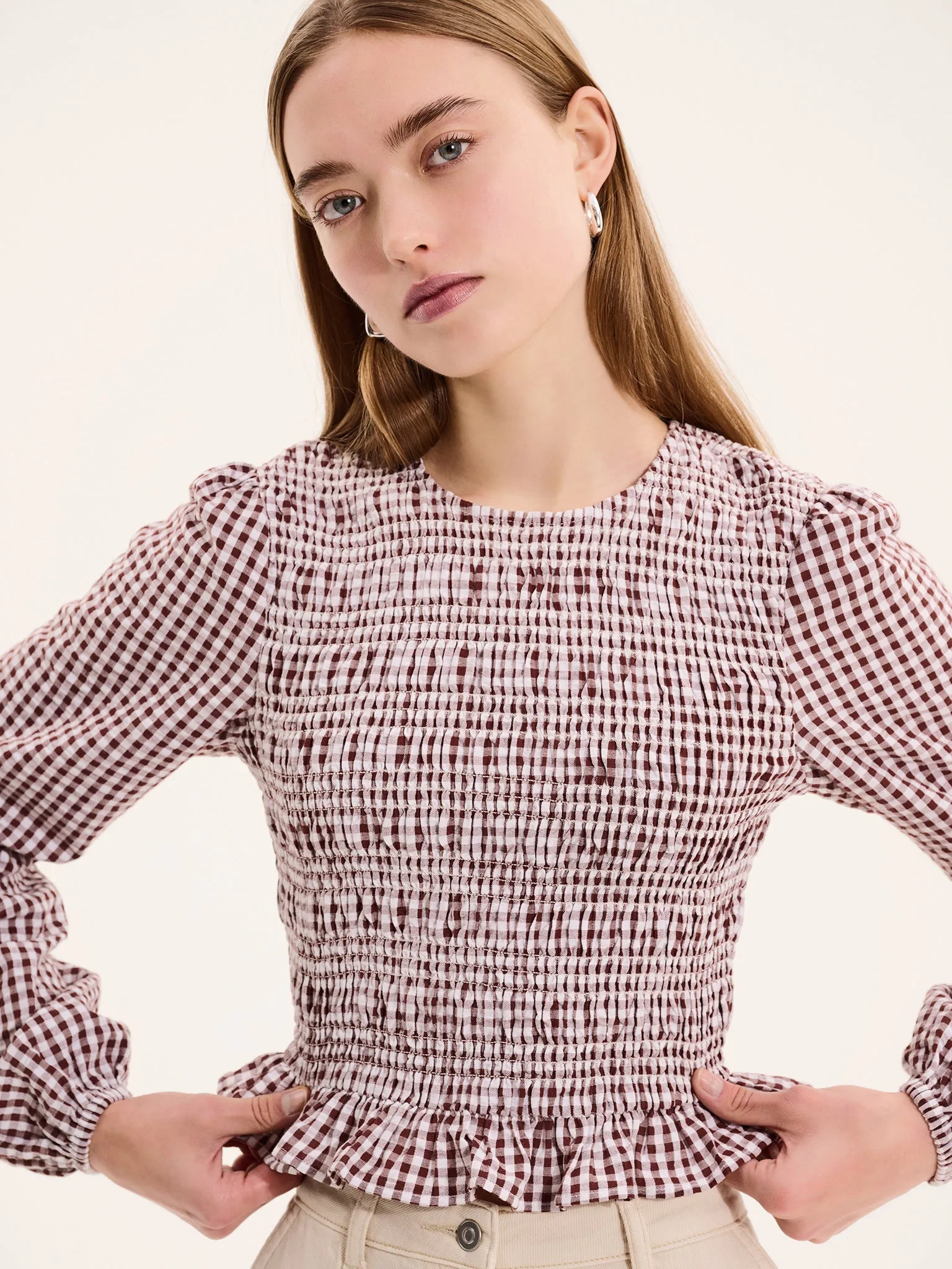 Kaloppe Top in Brown sold by Omnes product image thumbnail 4