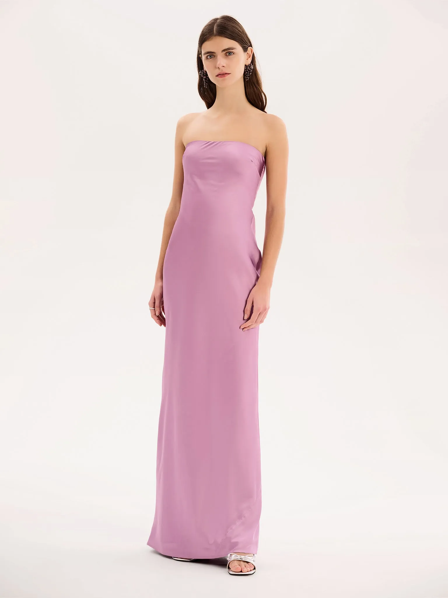 Amdra Maxi Dress in Lavender sold by Omnes product image thumbnail 4
