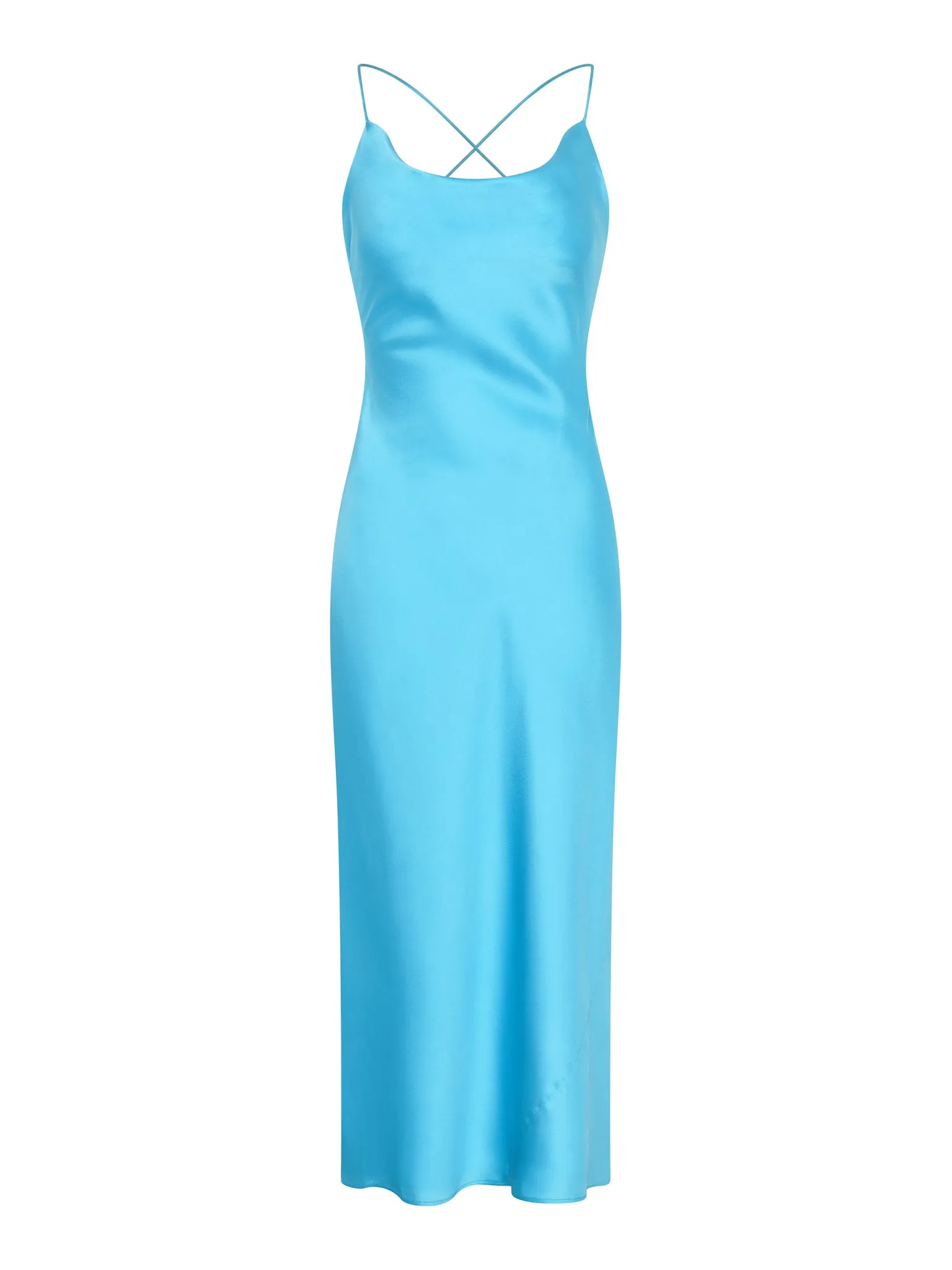 Riviera Midi Dress in Turquoise sold by Omnes product image thumbnail 5