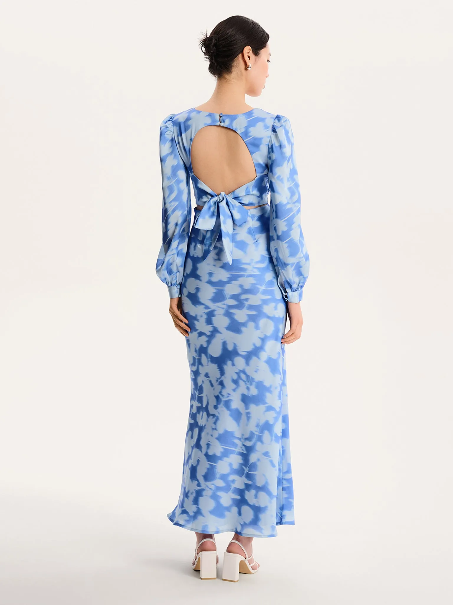 Francoise Dress in Supersonic Blue sold by Omnes product image thumbnail 2