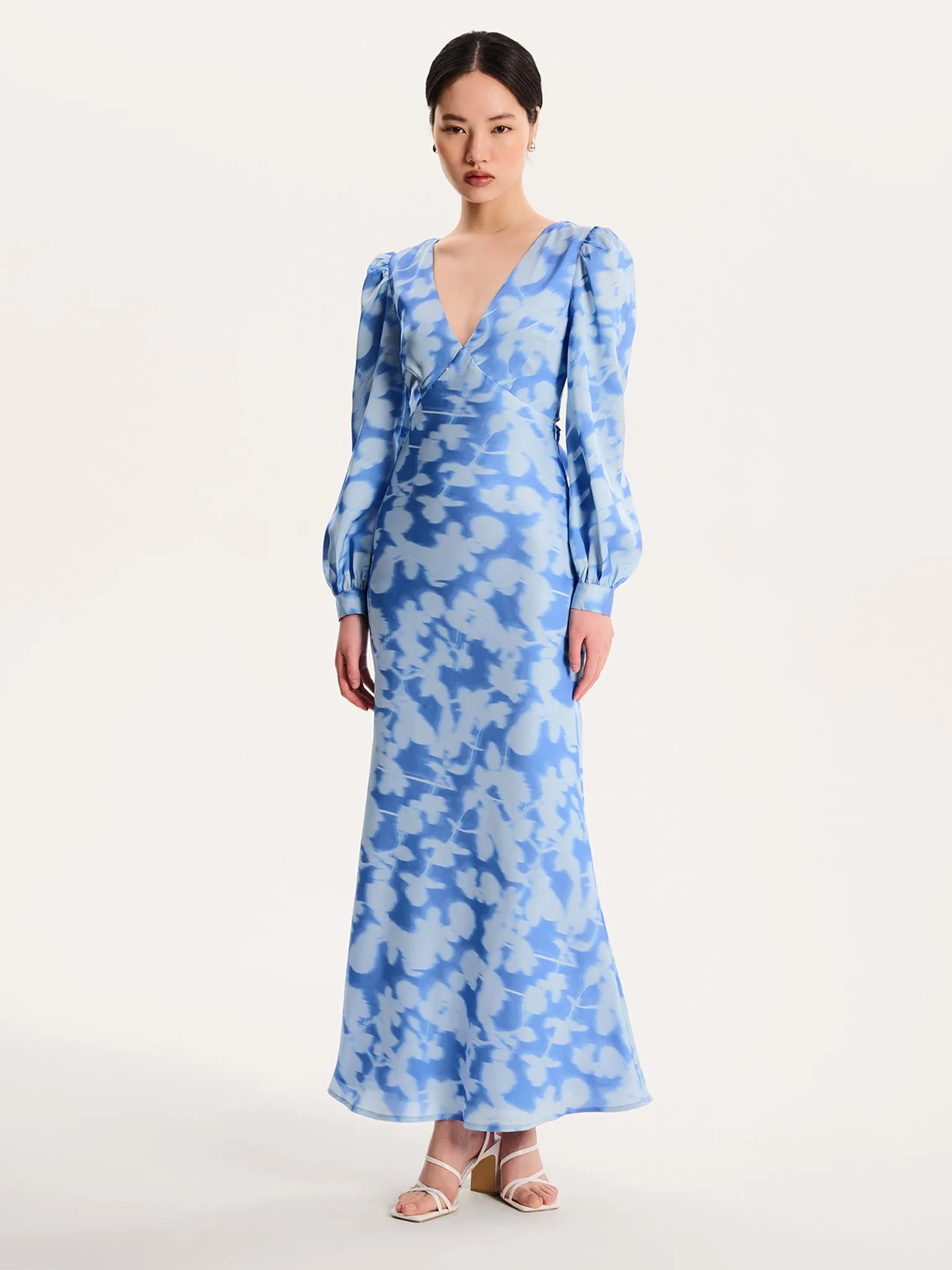 Francoise Dress in Supersonic Blue sold by Omnes