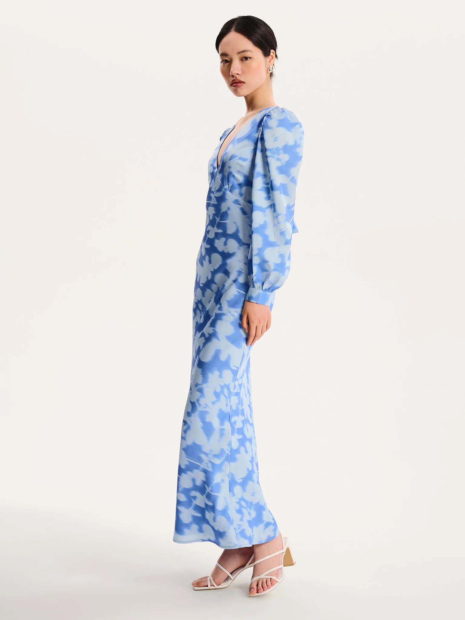 Francoise Dress in Supersonic Blue sold by Omnes product image thumbnail 4