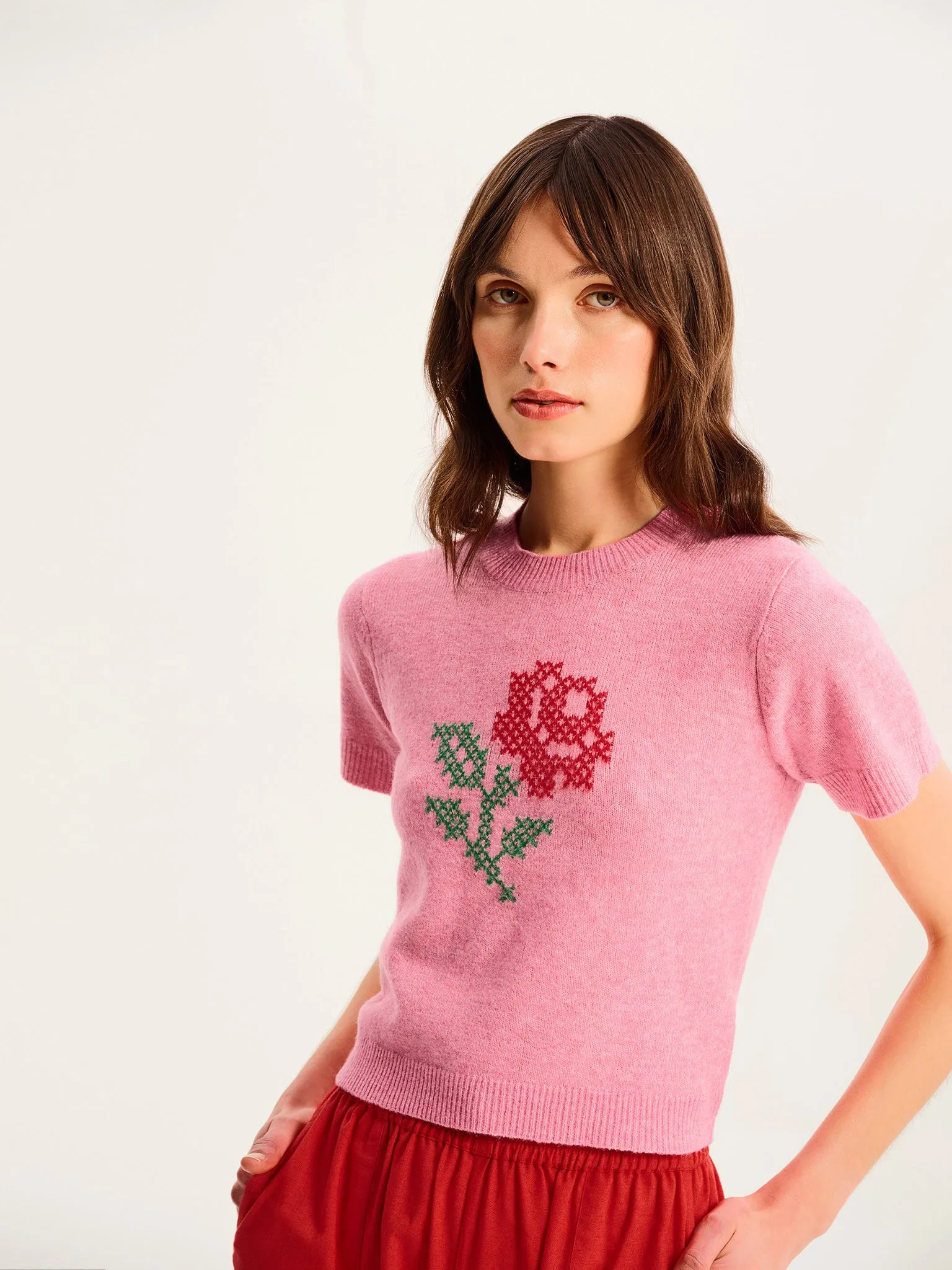 Lexi Rose Top in Pink sold by Omnes product image thumbnail 4