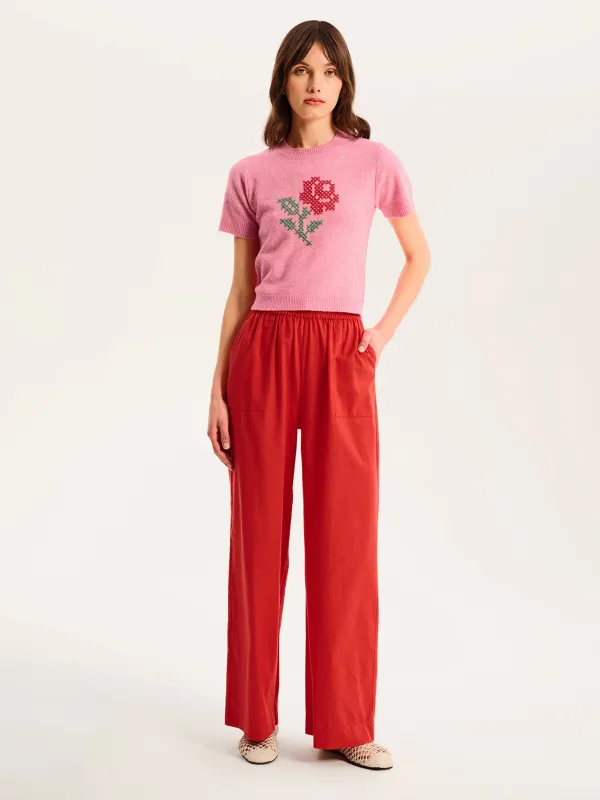Lexi Rose Top in Pink sold by Omnes