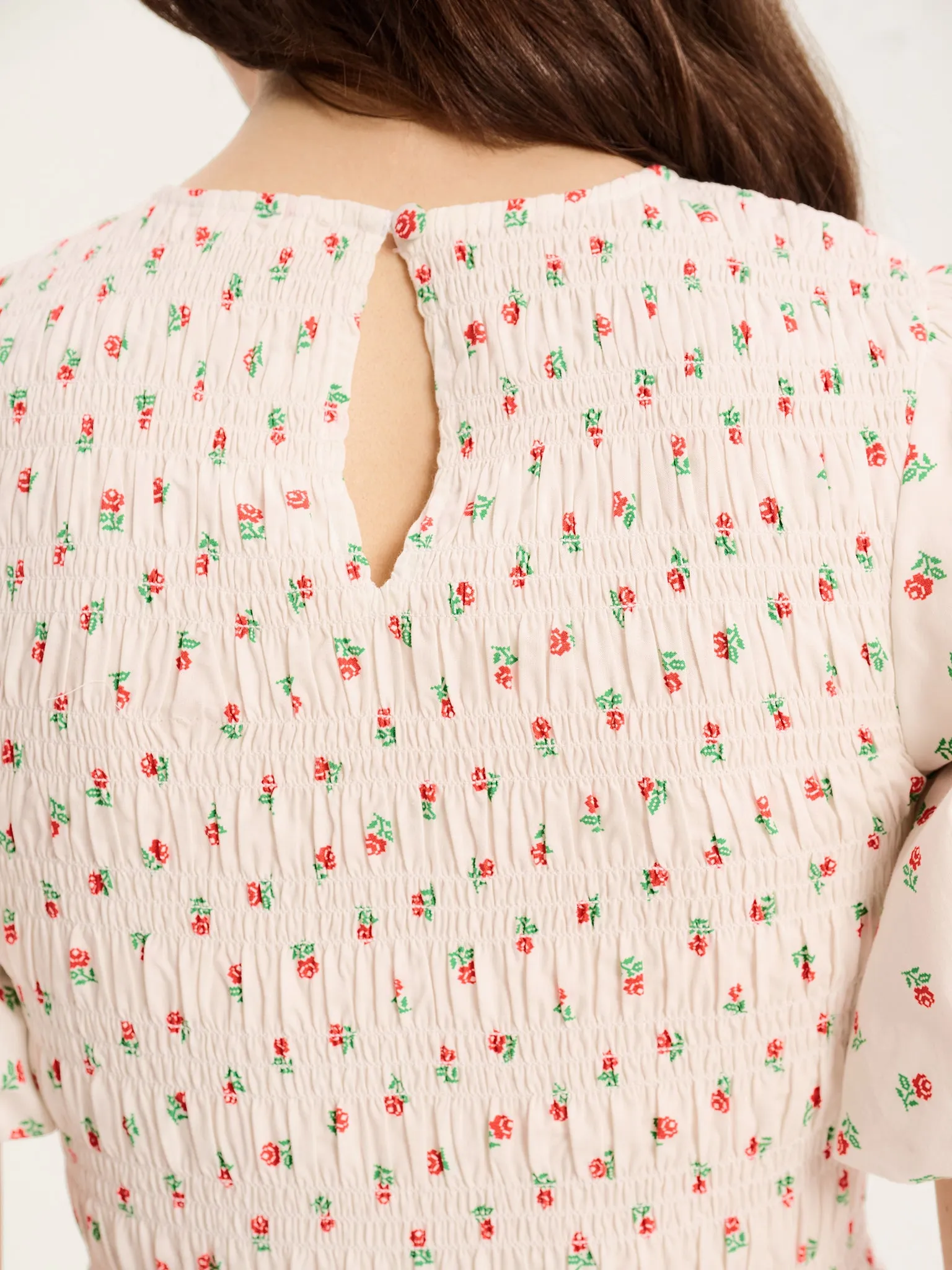 Terri Midi Dress in White sold by Omnes product image thumbnail 5