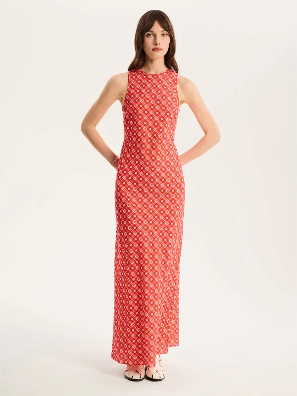 Torin Floral Gingham Dress sold by Omnes