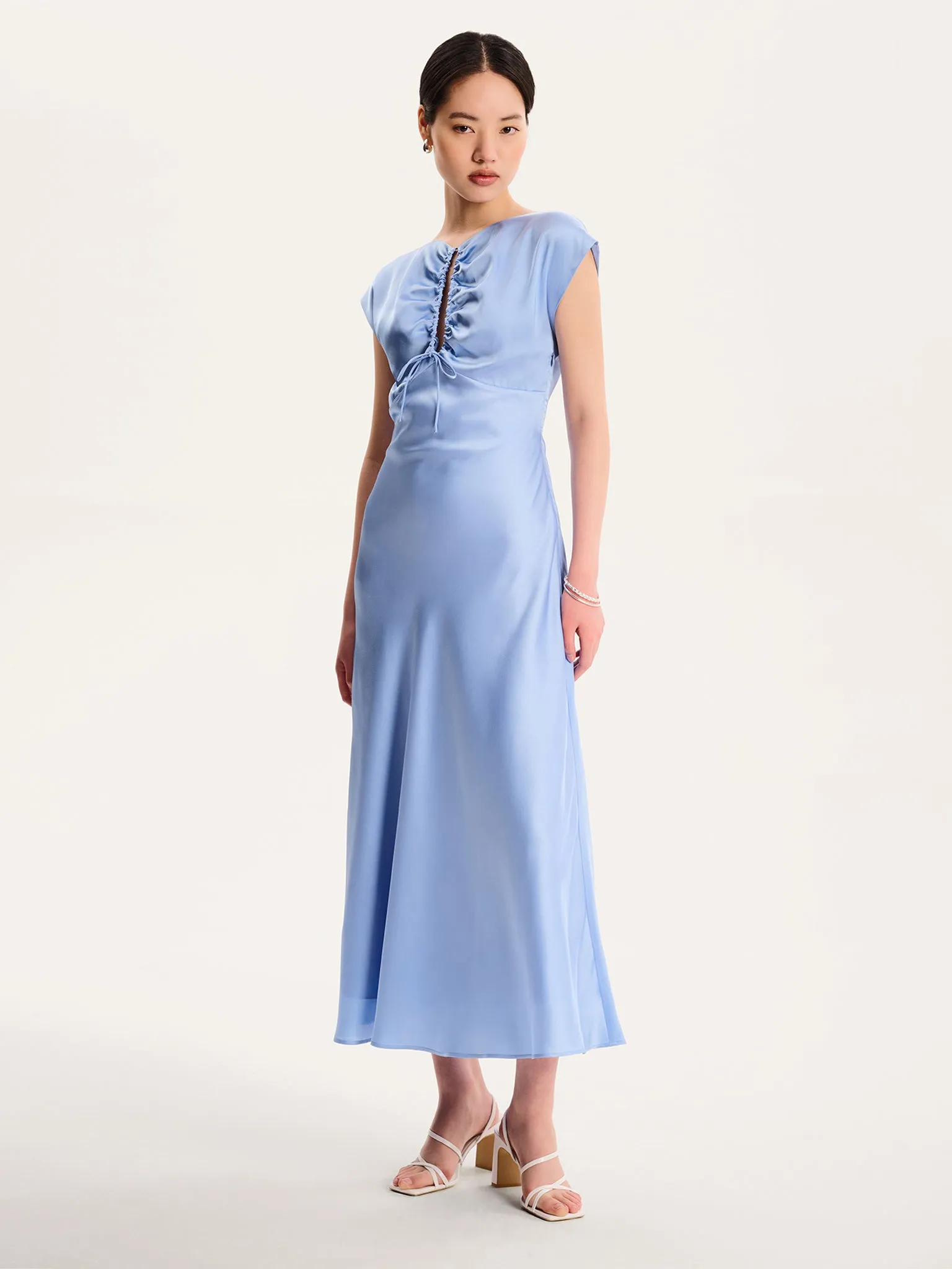 Lovette Dress in Vista Blue sold by Omnes