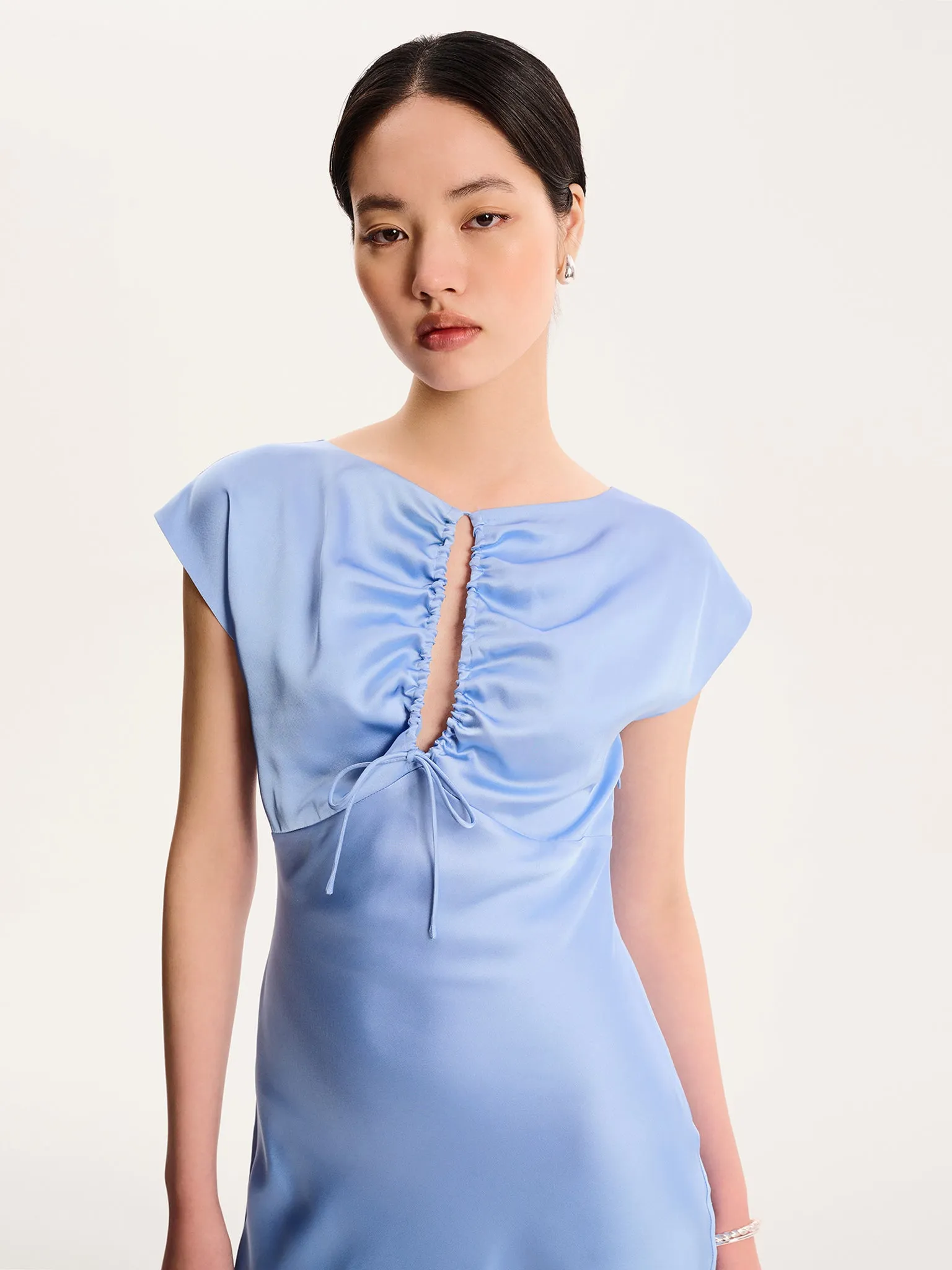 Lovette Dress in Vista Blue sold by Omnes product image thumbnail 3
