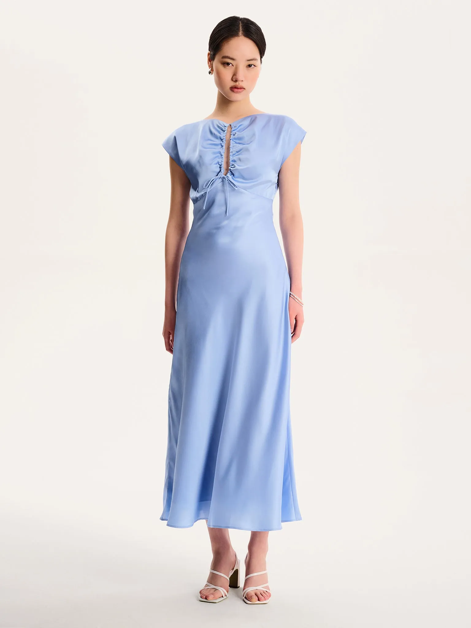 Lovette Dress in Vista Blue sold by Omnes product image thumbnail 4
