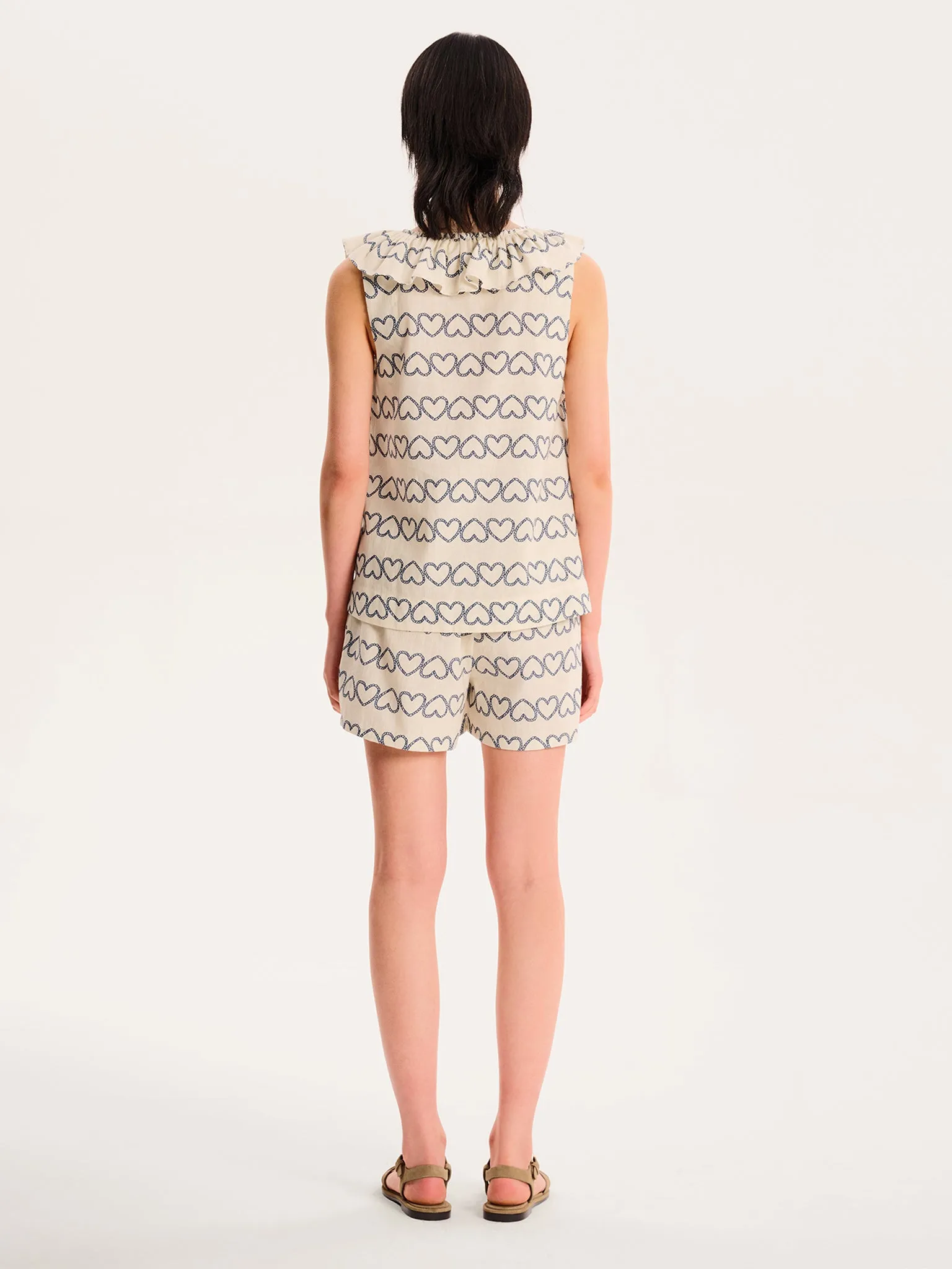 Joshua Heart Shorts sold by Omnes product image thumbnail 3