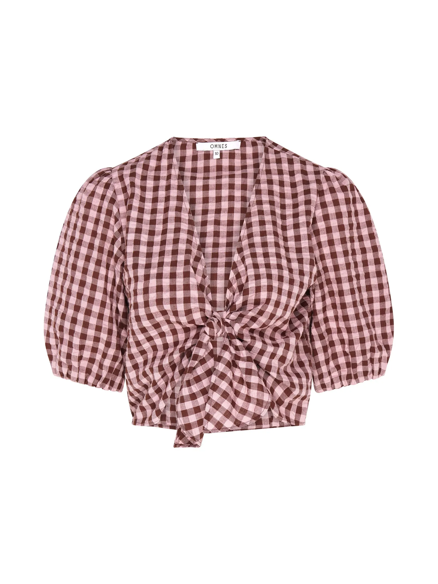 Karina Gingham Top sold by Omnes product image thumbnail 4