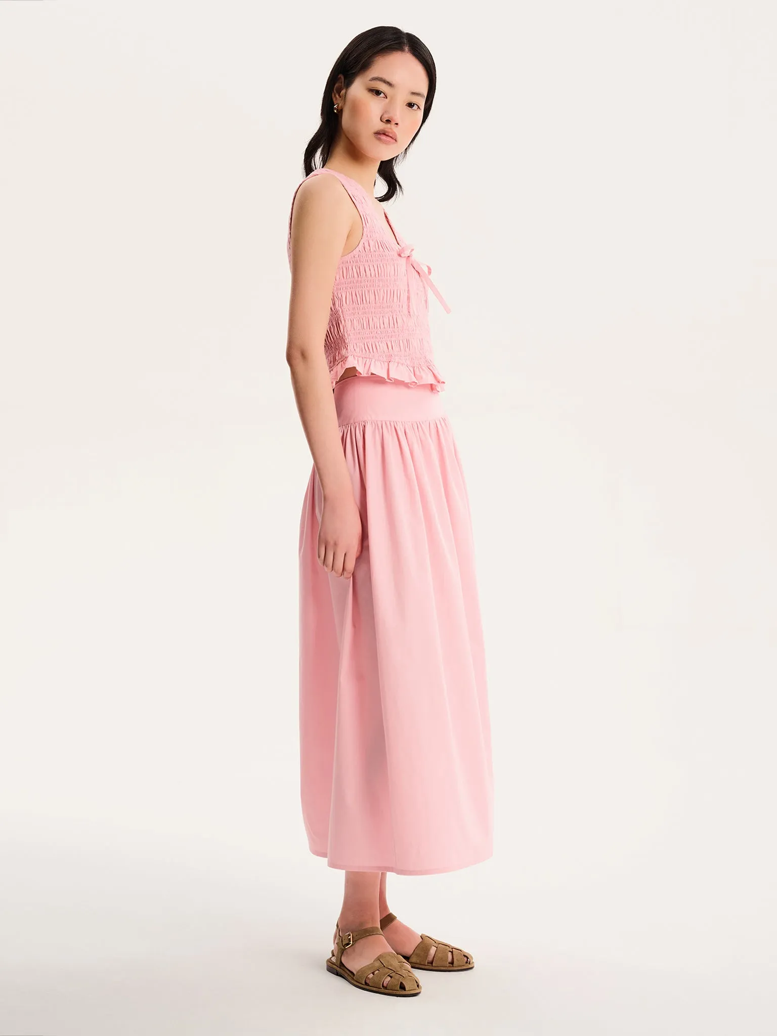 Darcie Skirt in Pink sold by Omnes product image thumbnail 4
