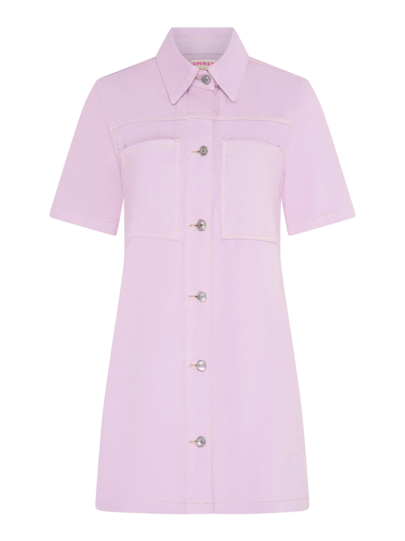 Olivia Denim Dress in Lilac sold by Omnes