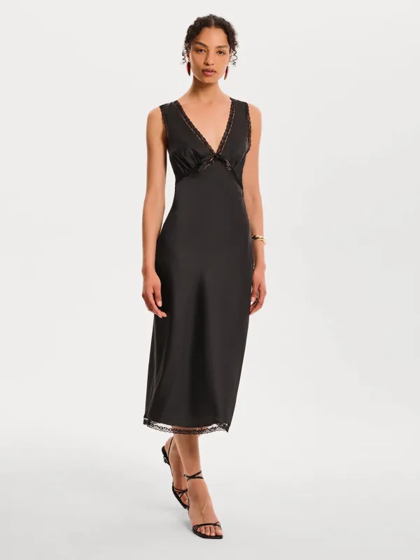 Maisie Dress in Black sold by Omnes