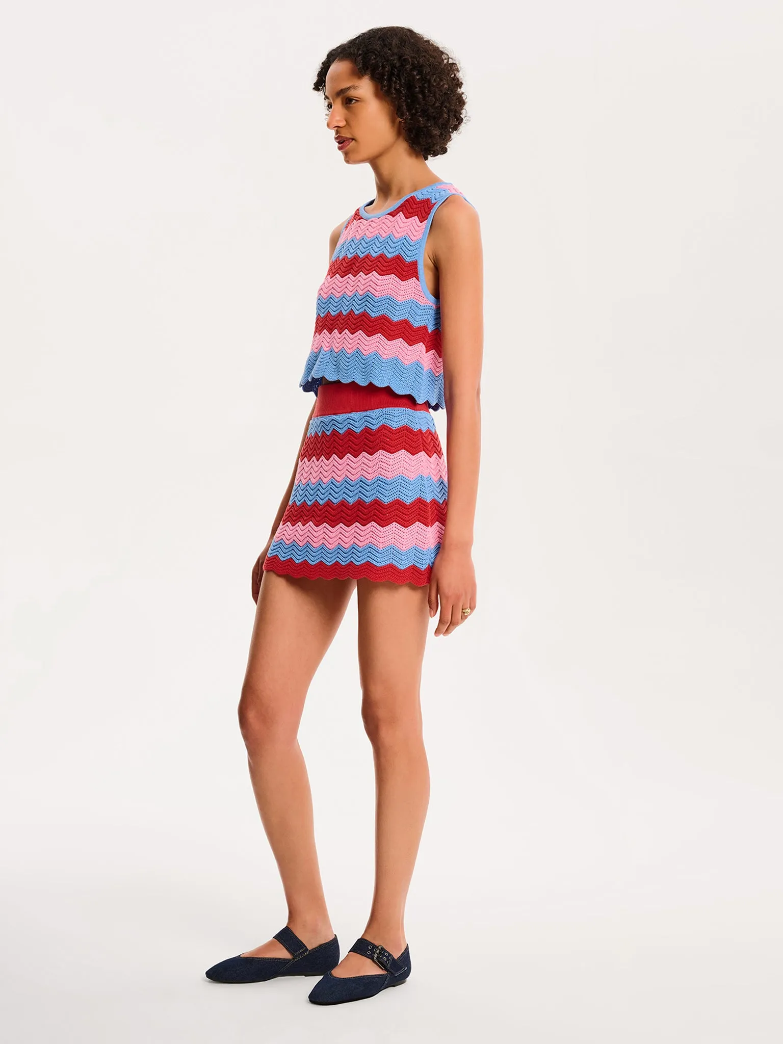 Ivory Mini Skirt sold by Omnes product image thumbnail 2