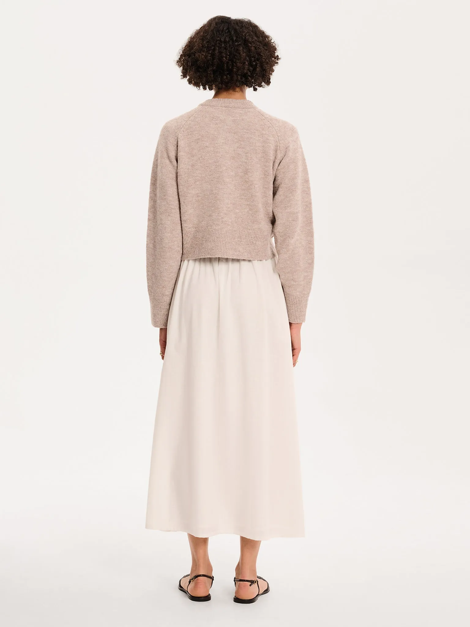 August Cardigan in Oatmeal sold by Omnes product image thumbnail 3