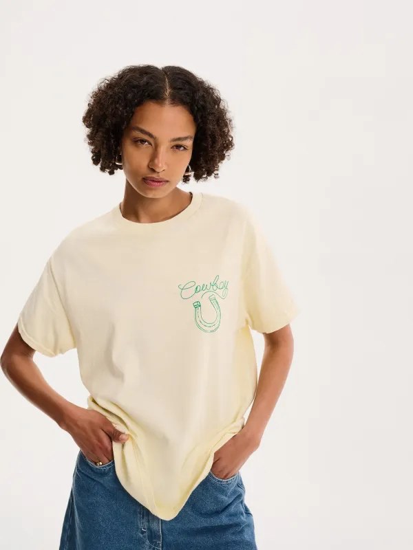 Cowboy Boyfriend T-shirt sold by Omnes