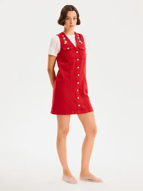 Talula Dress in Red sold by Omnes