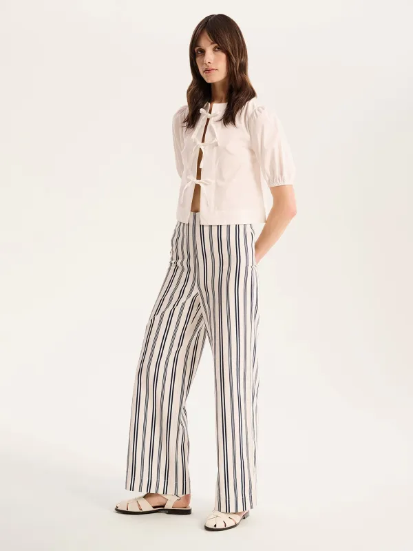 Tommy Stripe Trouser sold by Omnes