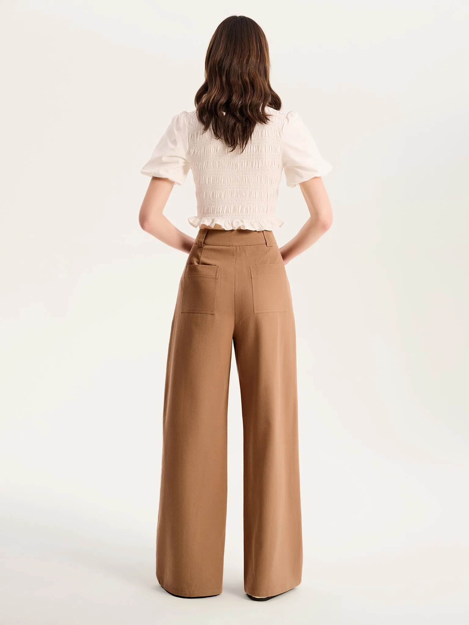 Clarice Trouser in Tan sold by Omnes product image thumbnail 3