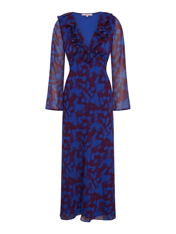 Yvette Dress in Wild Fern Print sold by Omnes