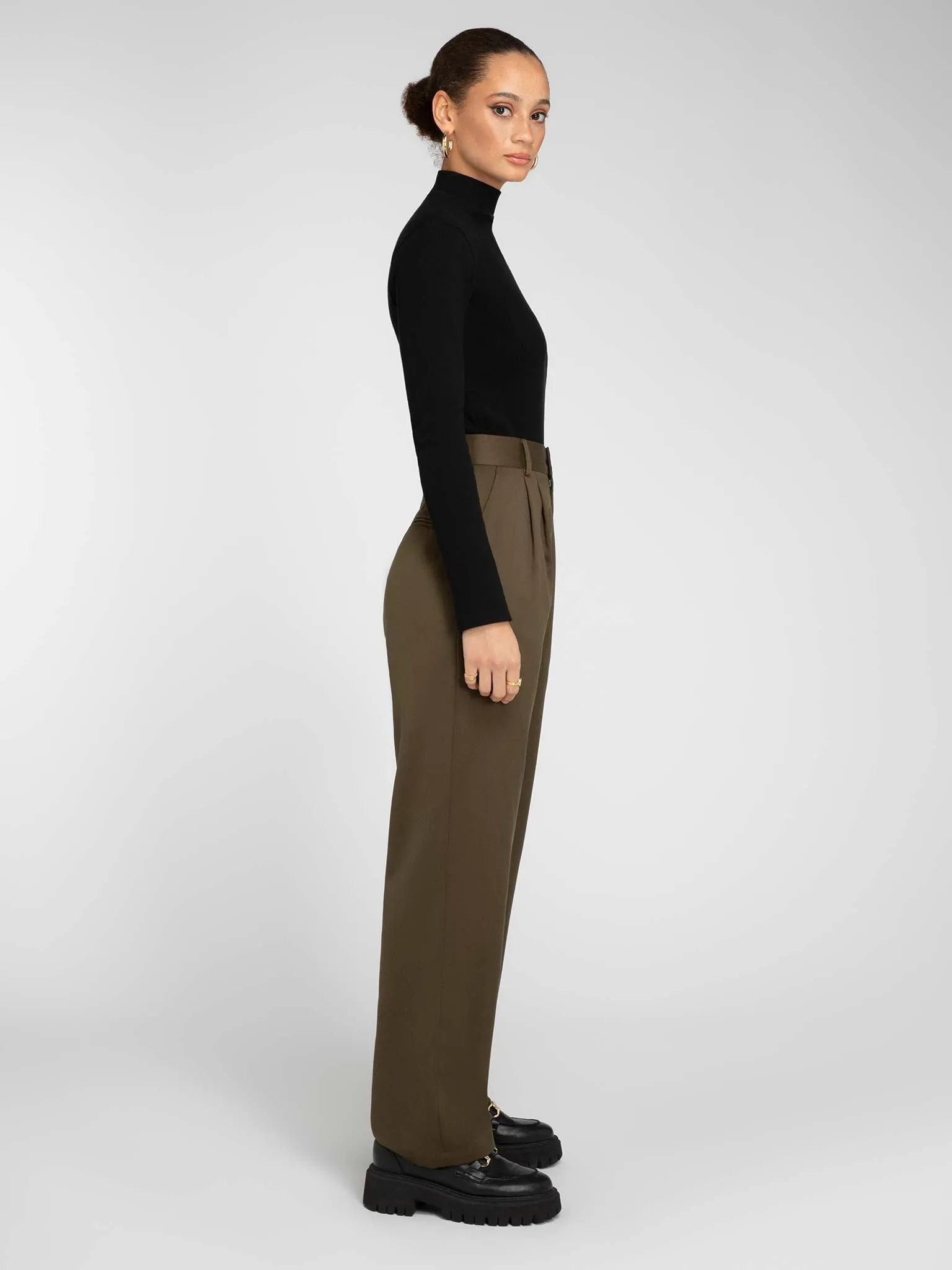 North Mock Neck Top in Black sold by Omnes product image thumbnail 4