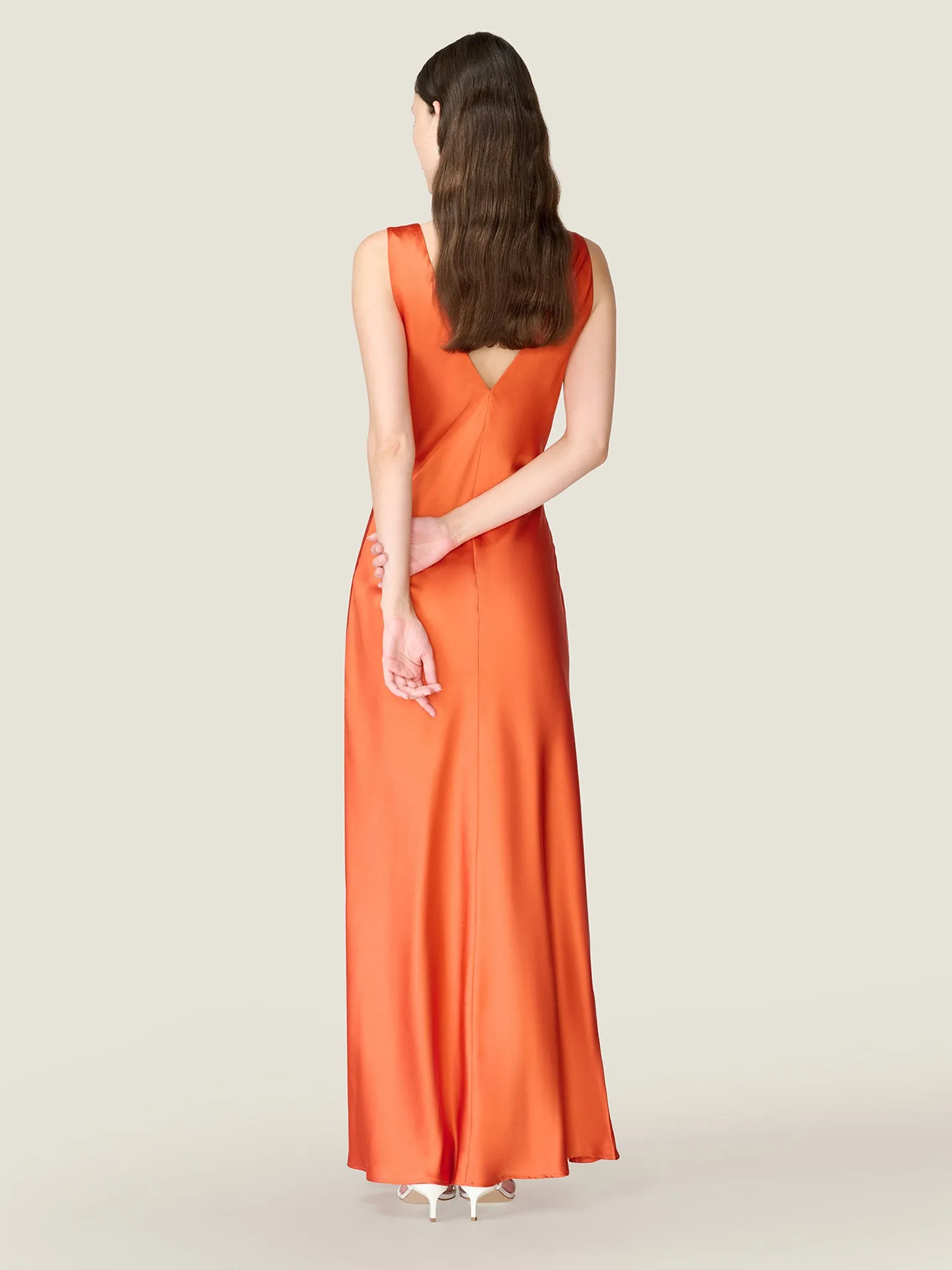 Casey Dress in Tangerine sold by Omnes product image thumbnail 2