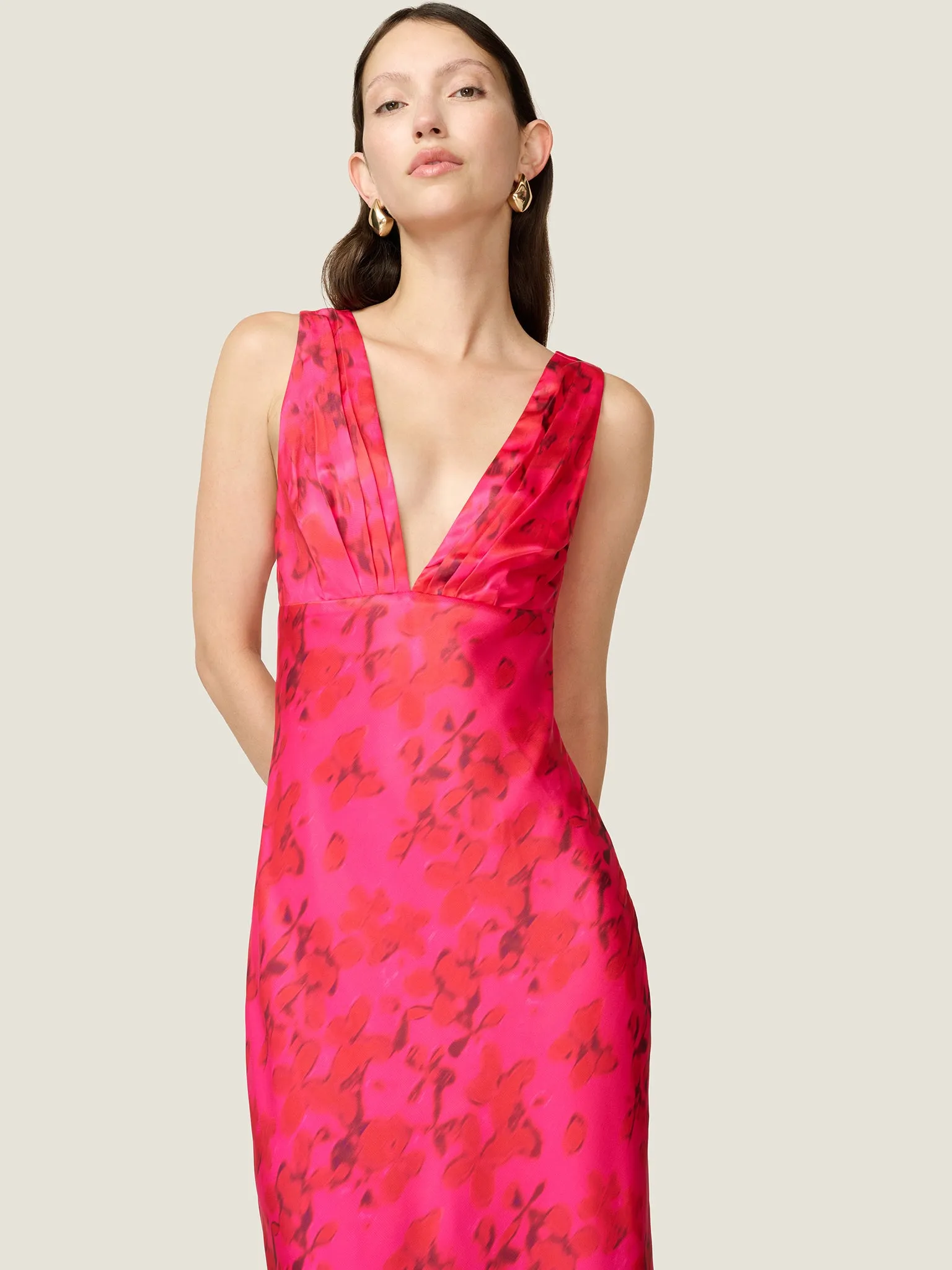 Casey Dress in Hazy Petal Print sold by Omnes product image thumbnail 5
